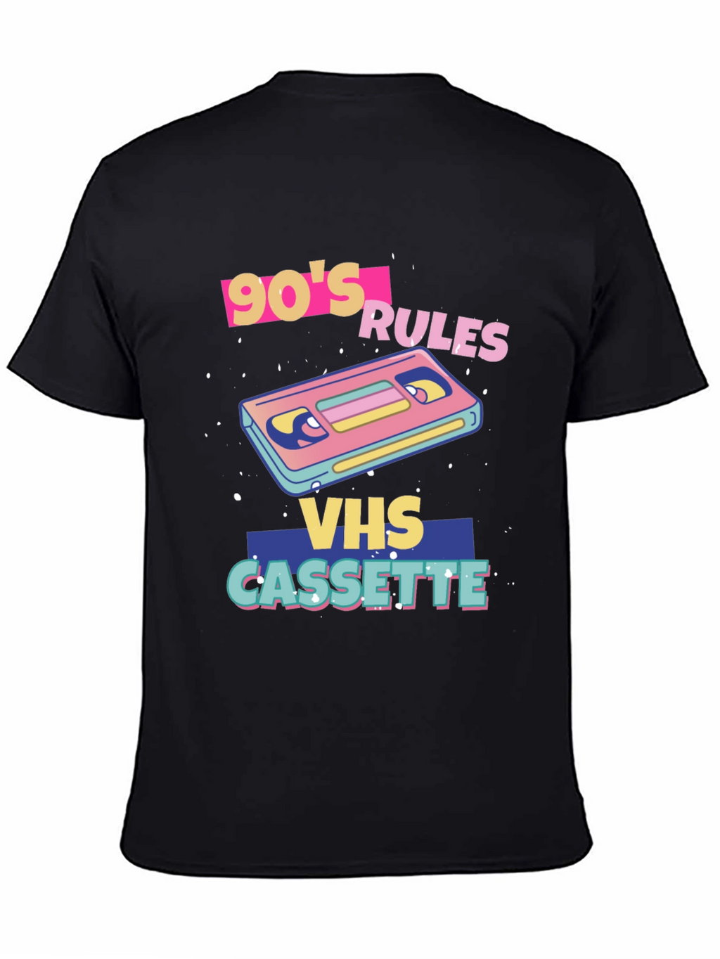 90s Rules VHS Cassette Graphic Tee