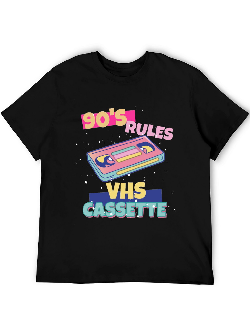 90s Rules VHS Cassette Graphic Tee