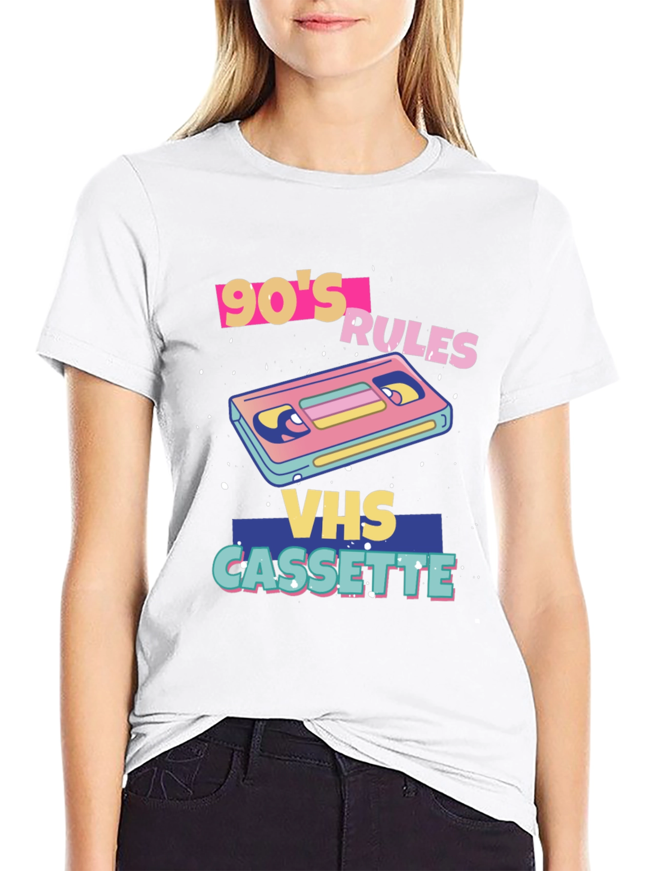 90s Rules VHS Cassette Graphic Tee