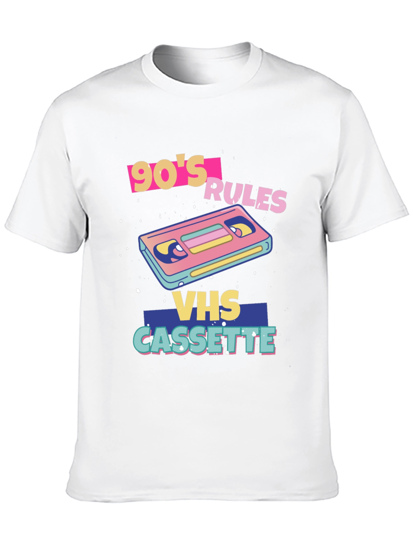 90s Rules VHS Cassette Graphic Tee