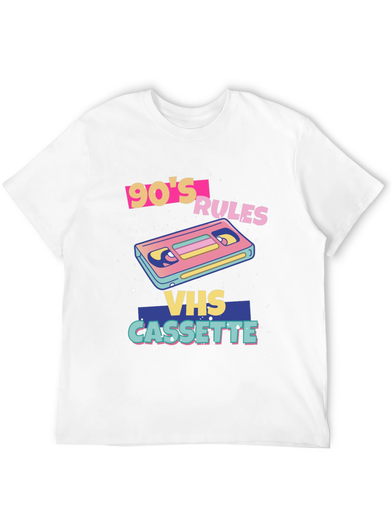 90s Rules VHS Cassette Graphic Tee