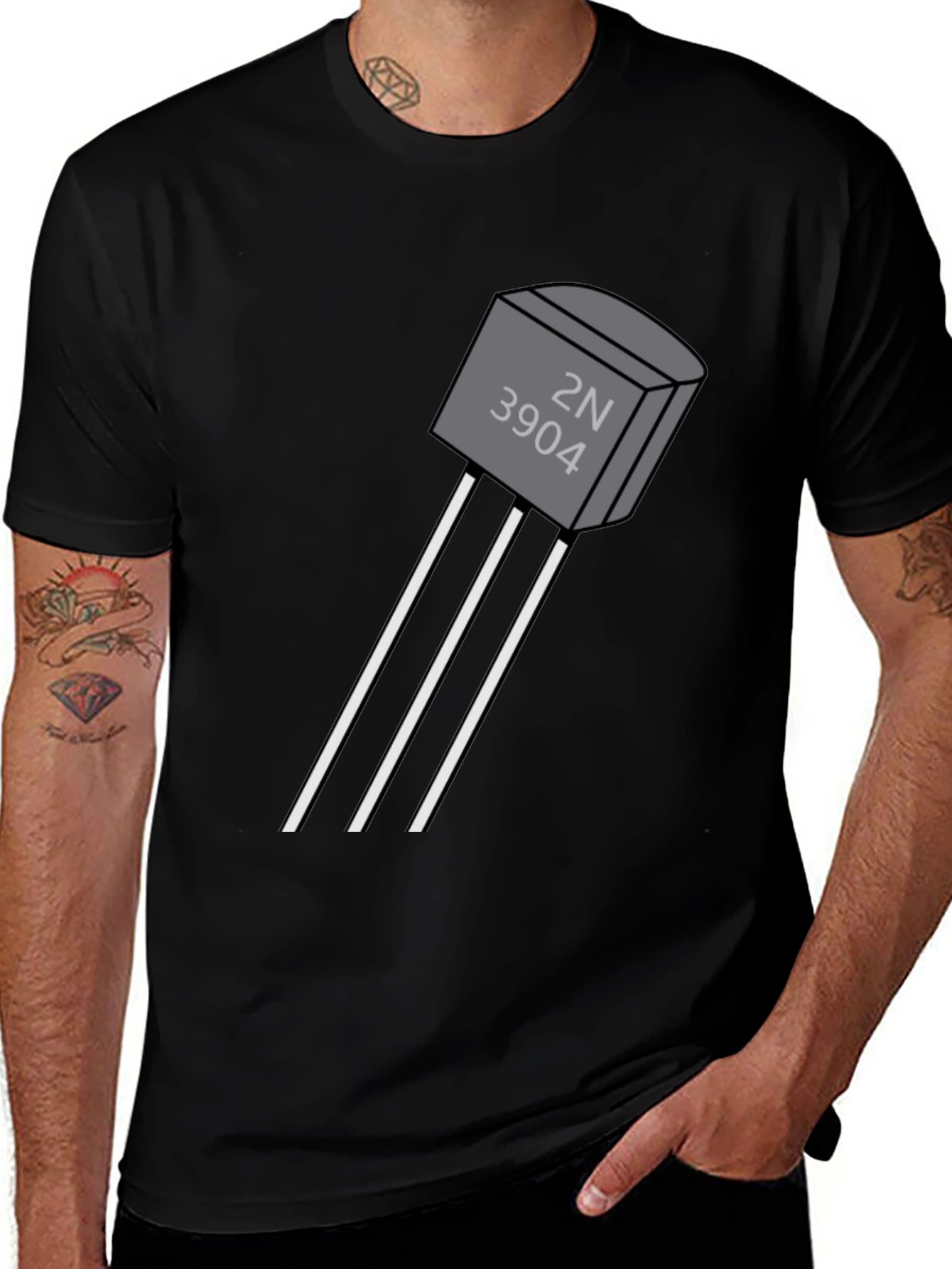 2N3904 Transistor T-Shirt - Geeky Tech Apparel