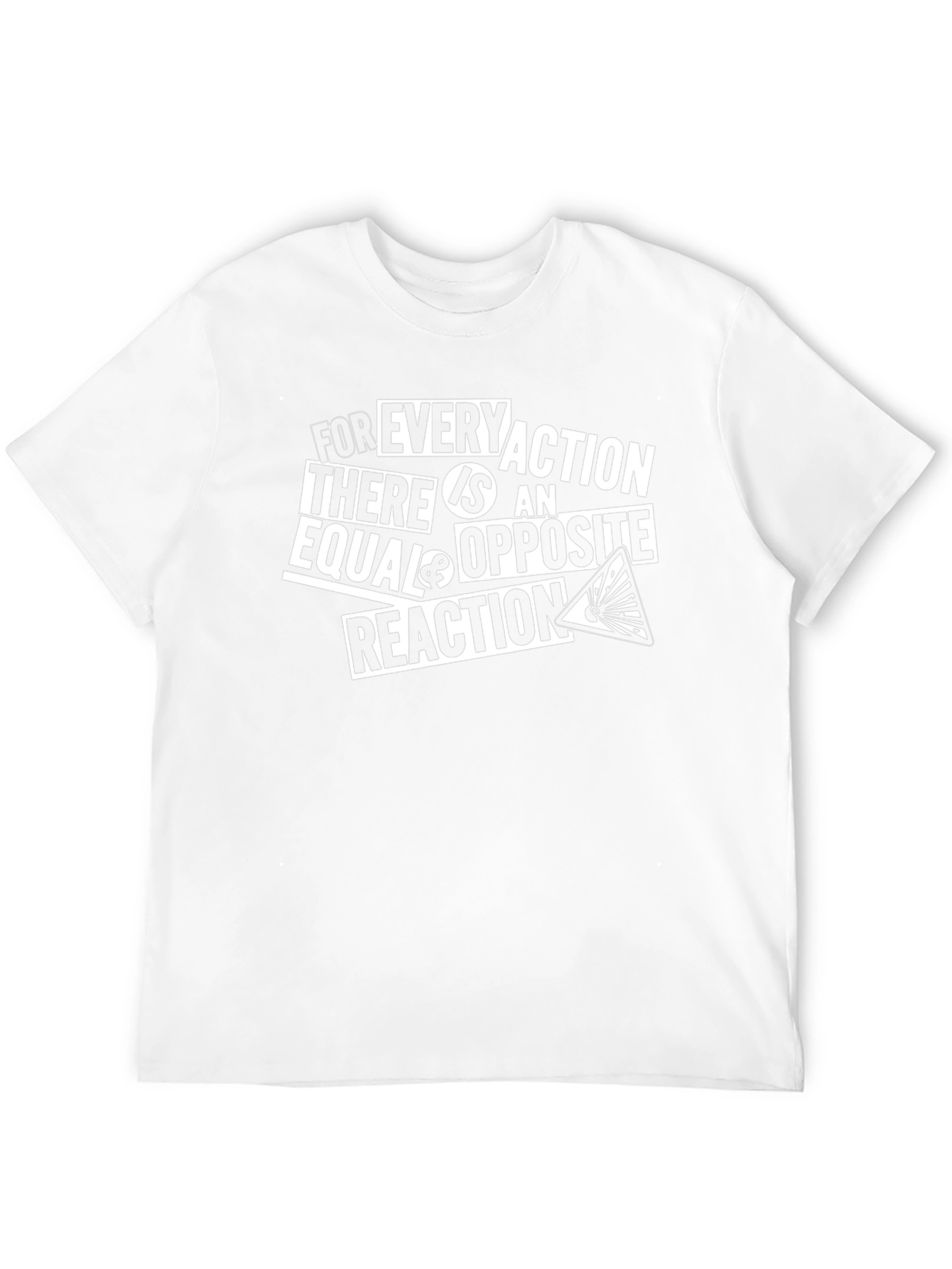 Action Reaction Graphic T-Shirt