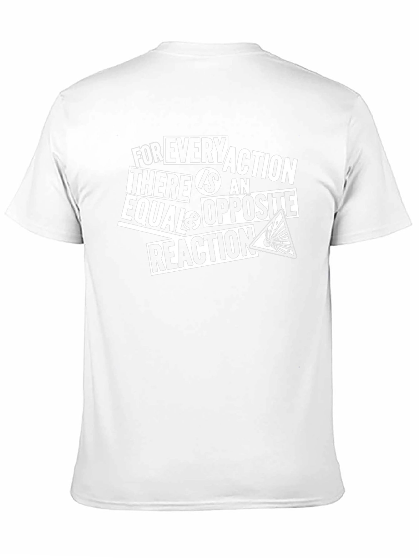 Action Reaction Graphic T-Shirt