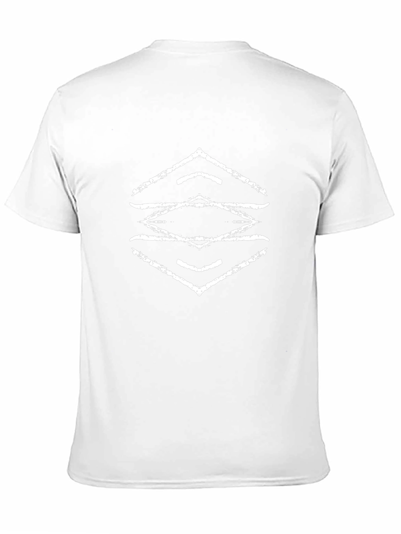 Abstract Graphic Tee - Black Cotton Blend