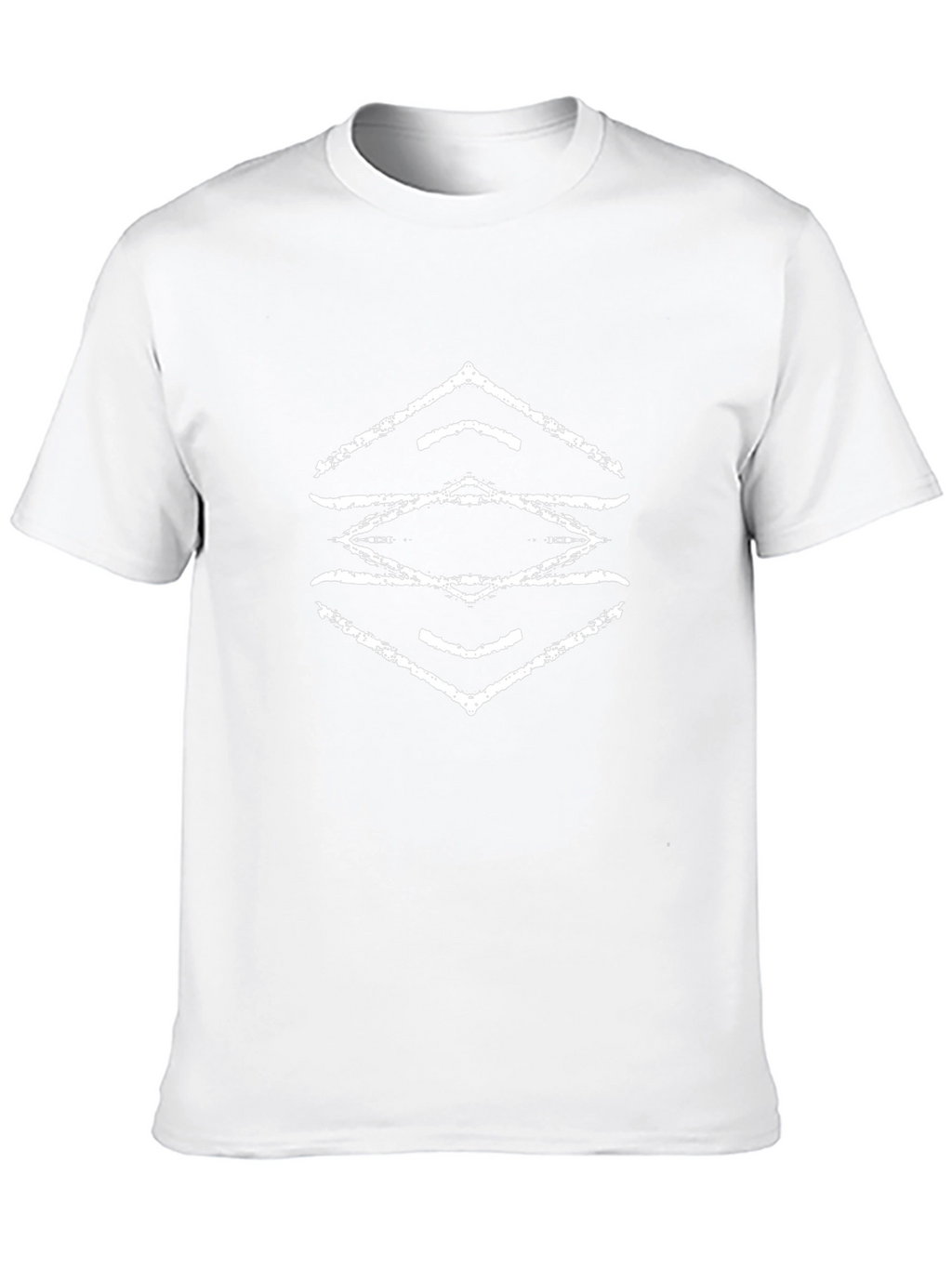 Abstract Graphic Tee - Black Cotton Blend
