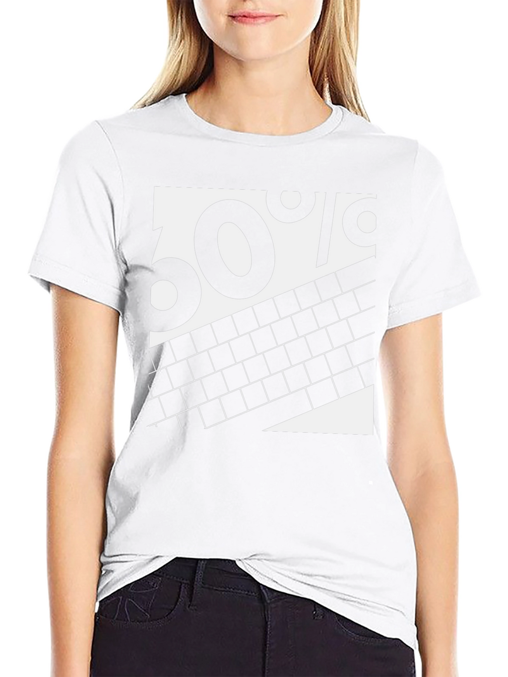 60% Brick Graphic Tee - Black