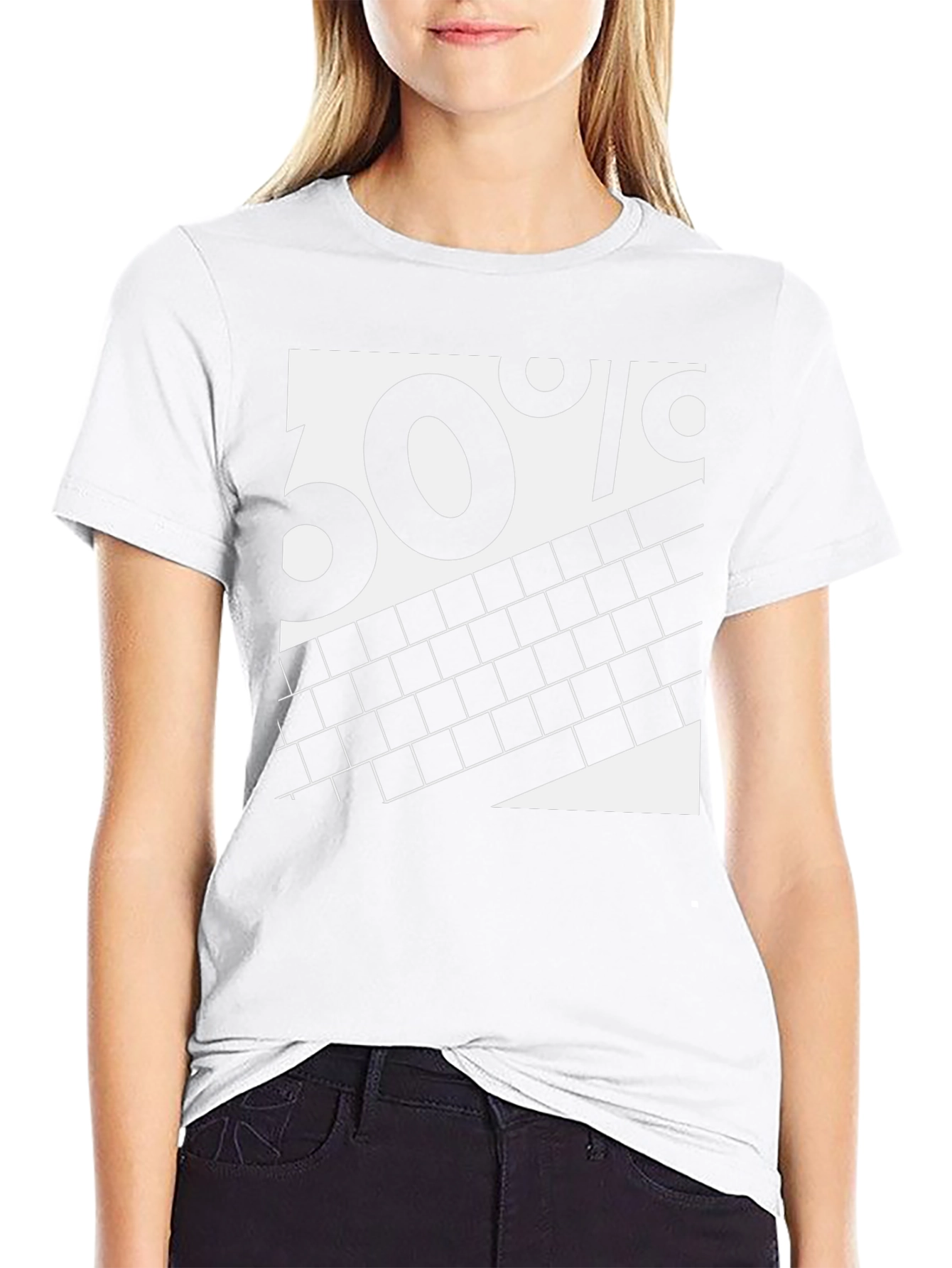60% Brick Graphic Tee - Black