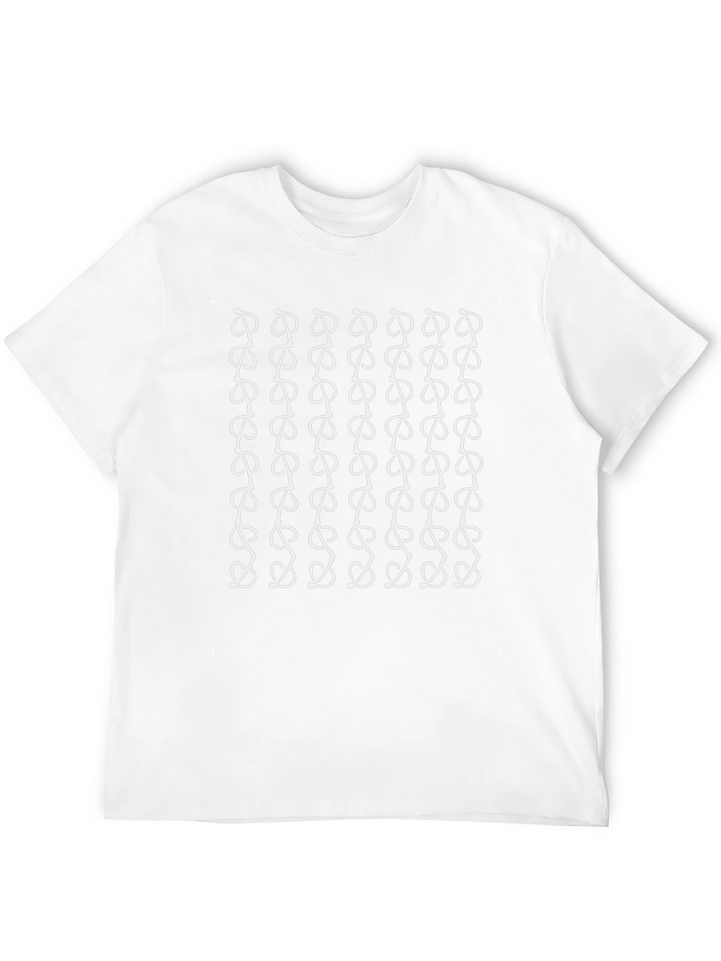 Abstract Pattern Black Graphic Tee Shirt