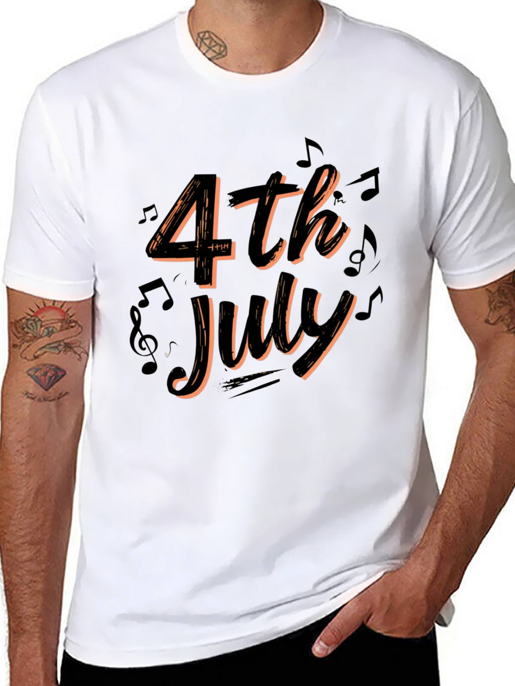 4th of July Patriotic Graphic Tee
