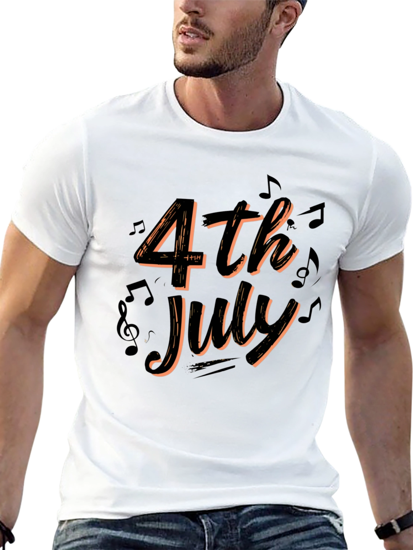 4th of July Patriotic Graphic Tee