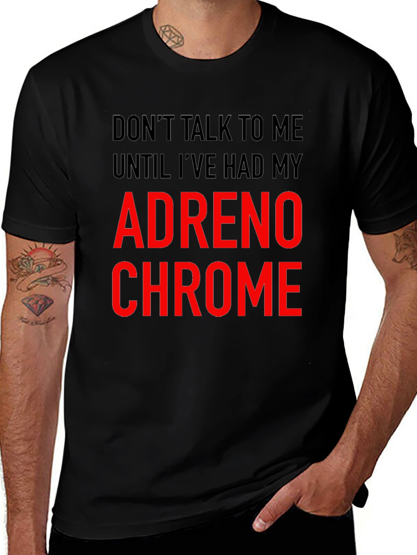 Adrenochrome T-Shirt - Funny Sarcastic Tee