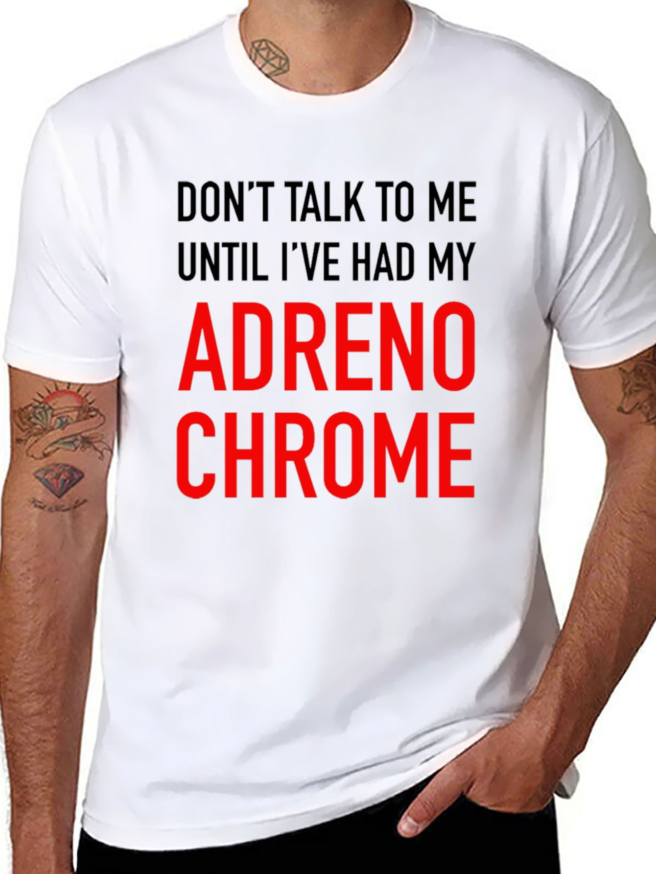 Adrenochrome T-Shirt - Funny Sarcastic Tee