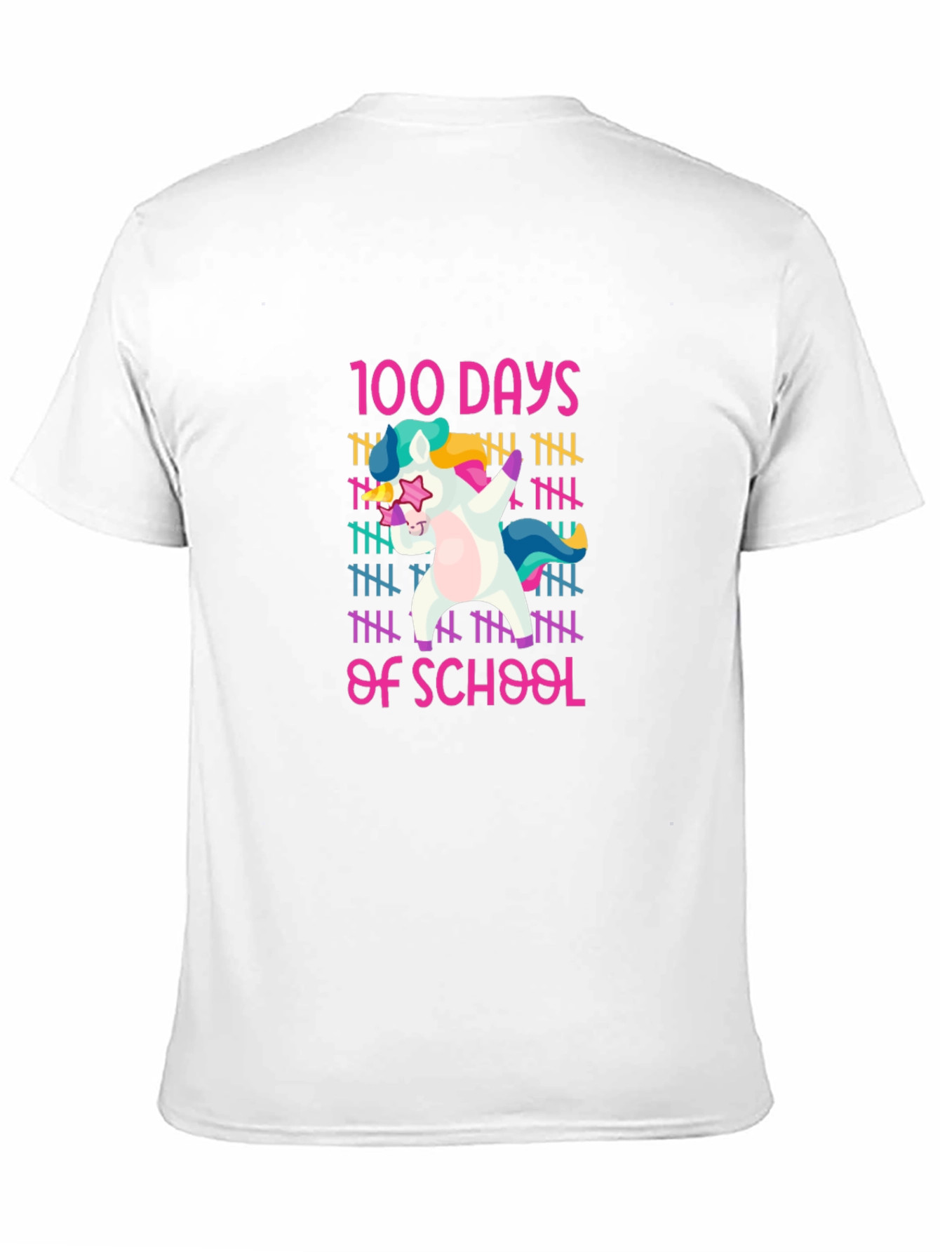 100 Days of School Unicorn Dabbing T-Shirt