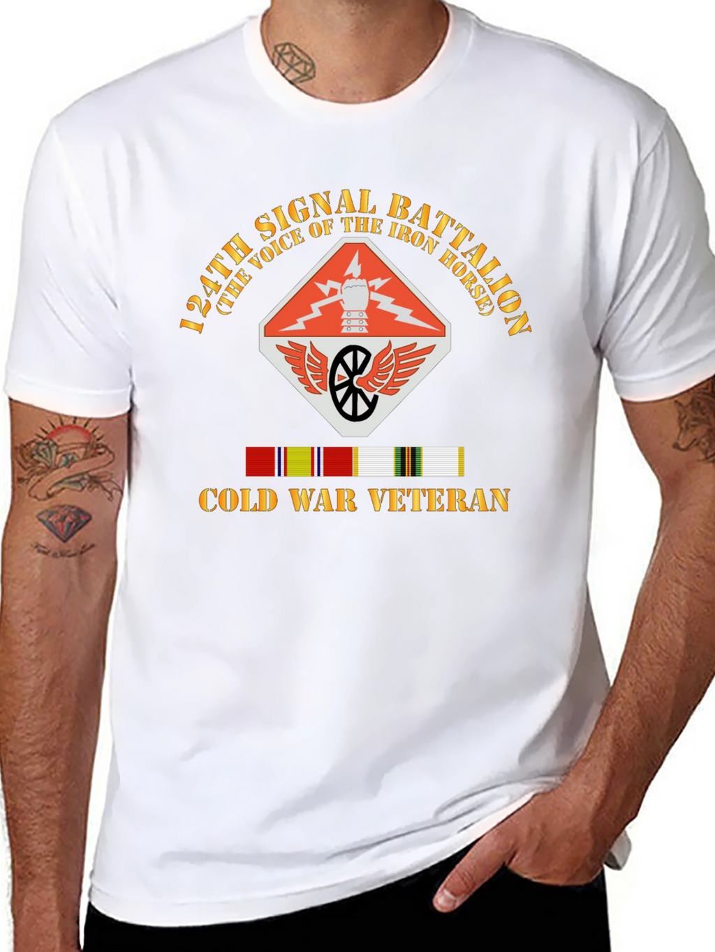 124th Signal Battalion Cold War Veteran T-Shirt
