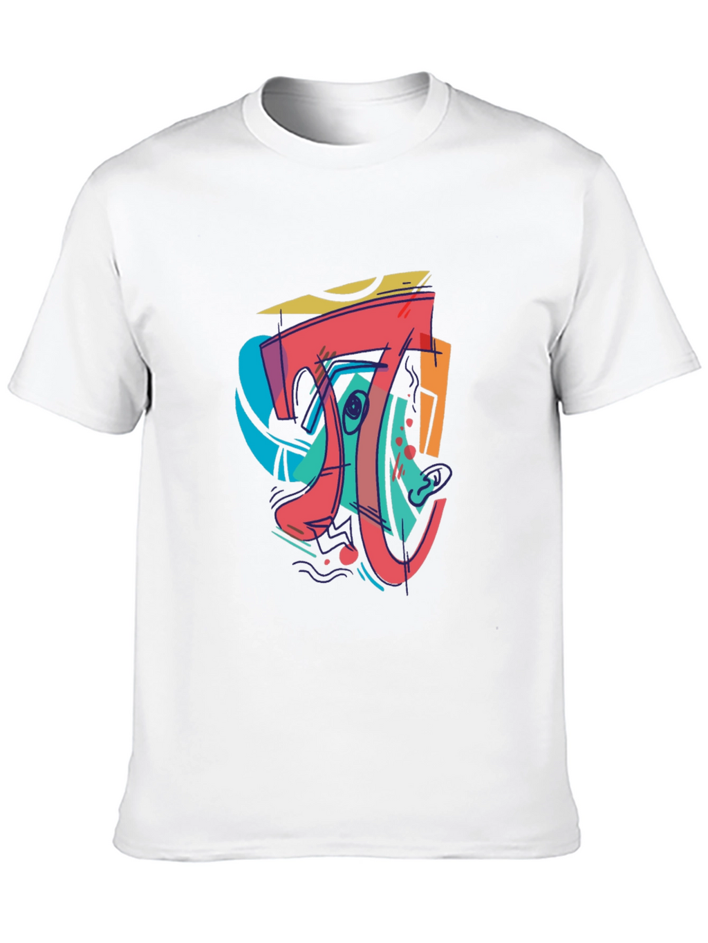 Abstract Art Black T-Shirt