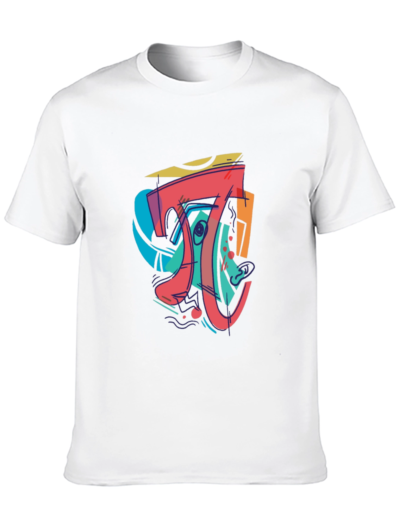 Abstract Art Black T-Shirt