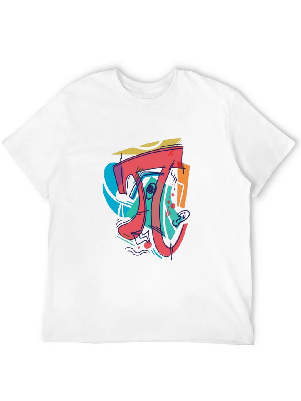 Abstract Art Black T-Shirt