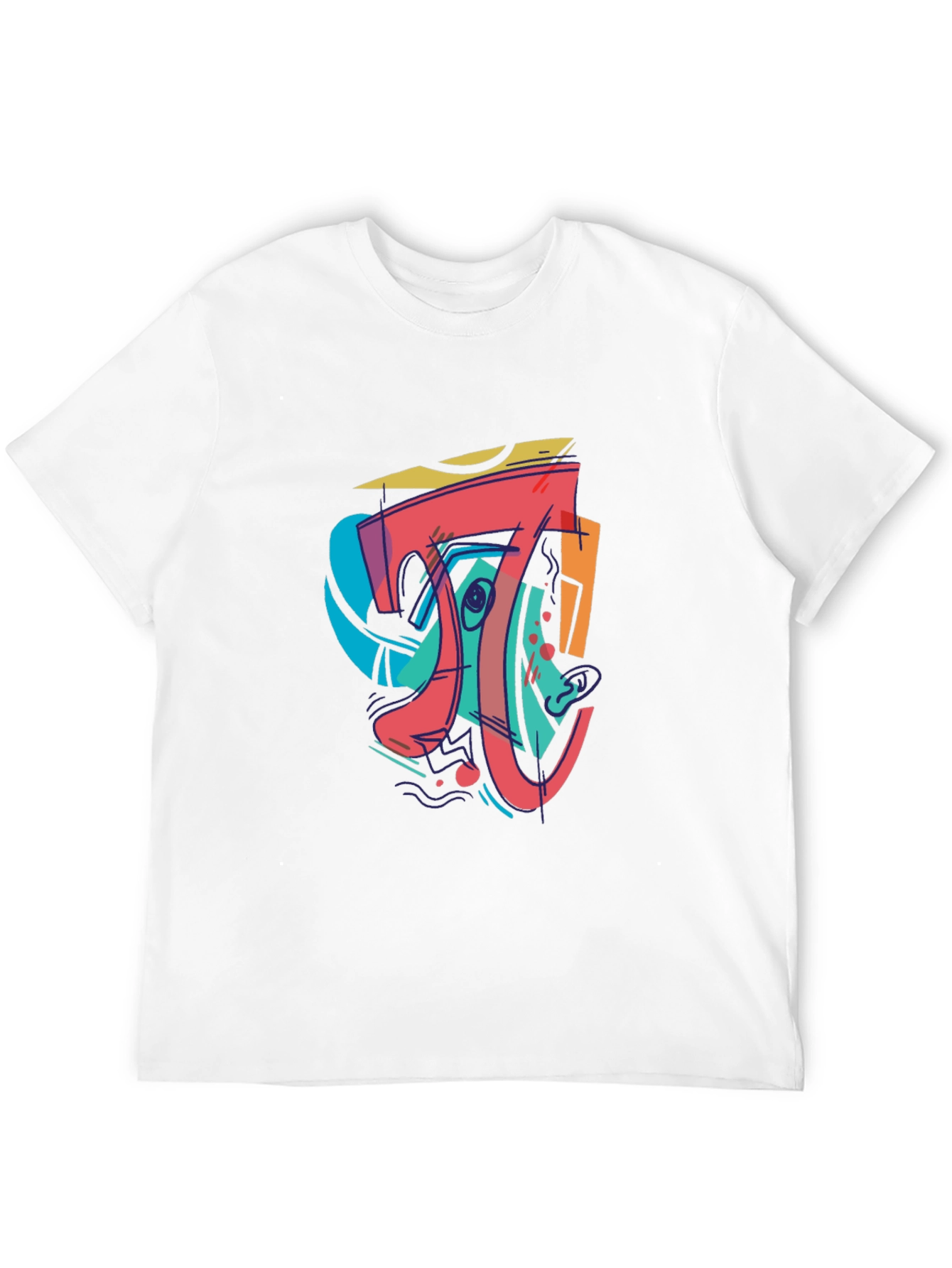 Abstract Art Black T-Shirt
