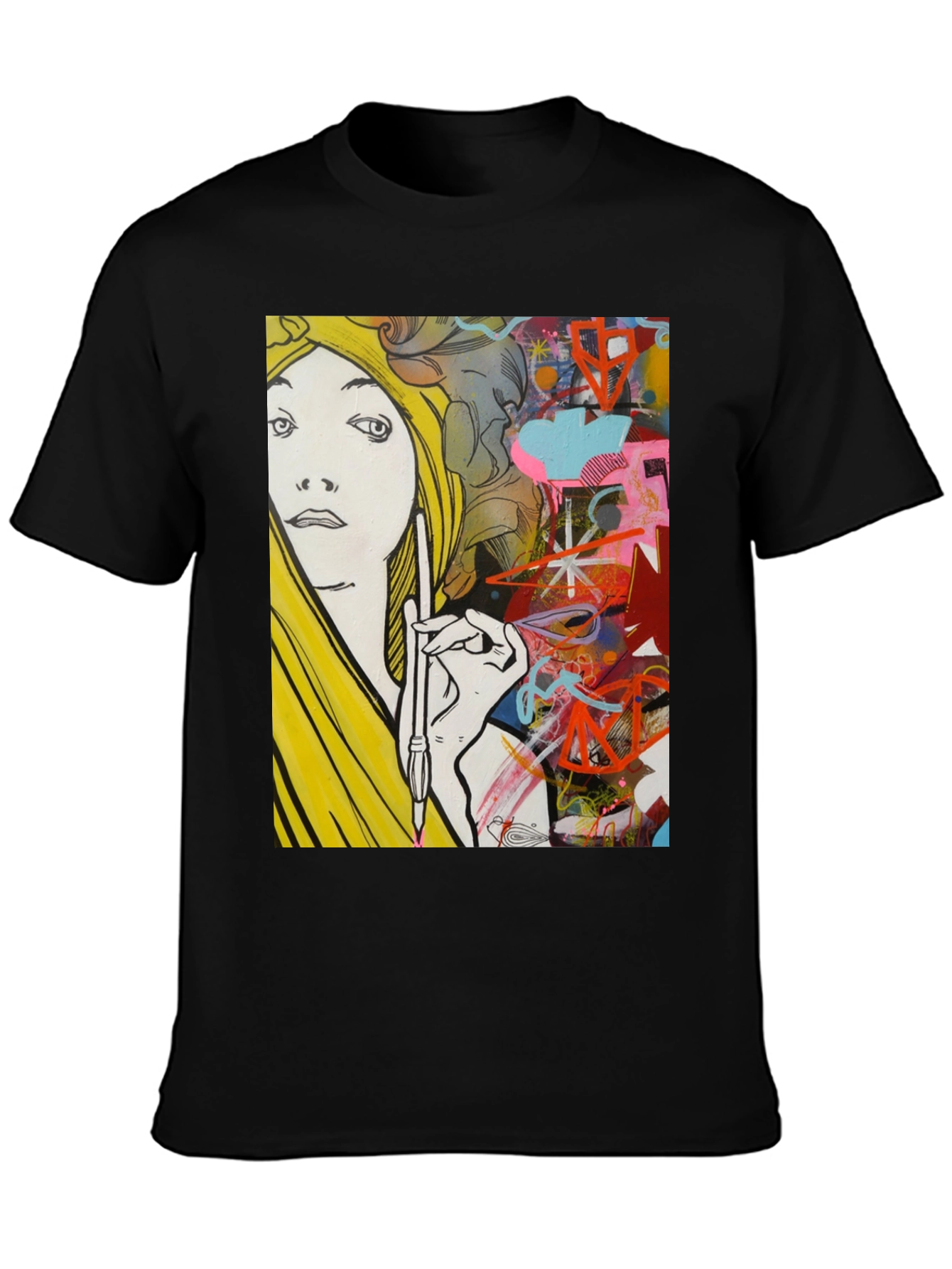 Abstract Artist Graphic Tee - Unisex Cotton Shirt