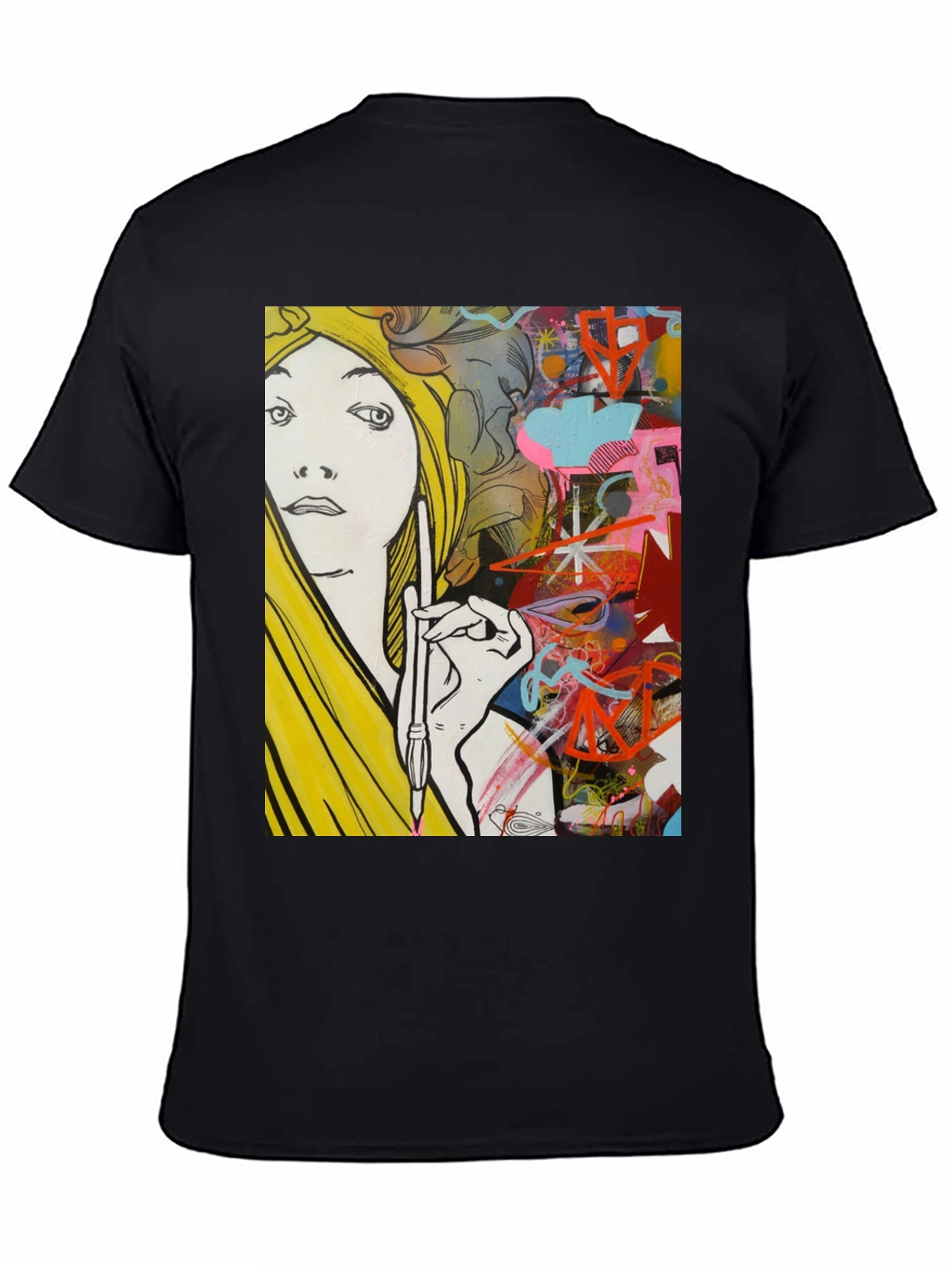 Abstract Artist Graphic Tee - Unisex Cotton Shirt