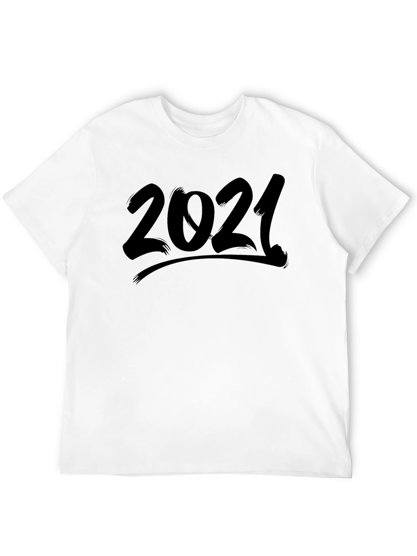 2021 Graphic Tee - Stylish and Comfortable Black T-Shirt