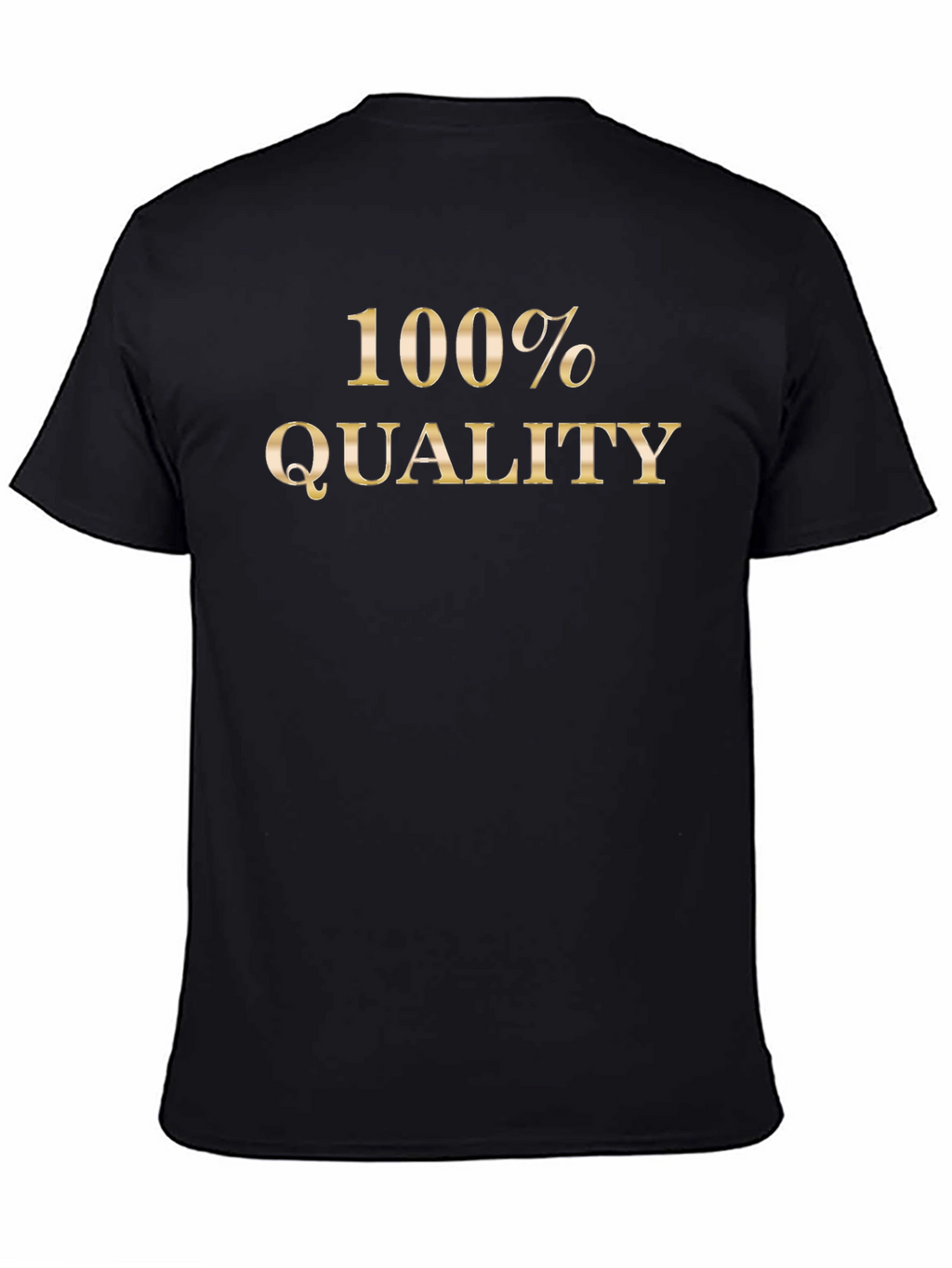 100% Quality Black Graphic T-Shirt