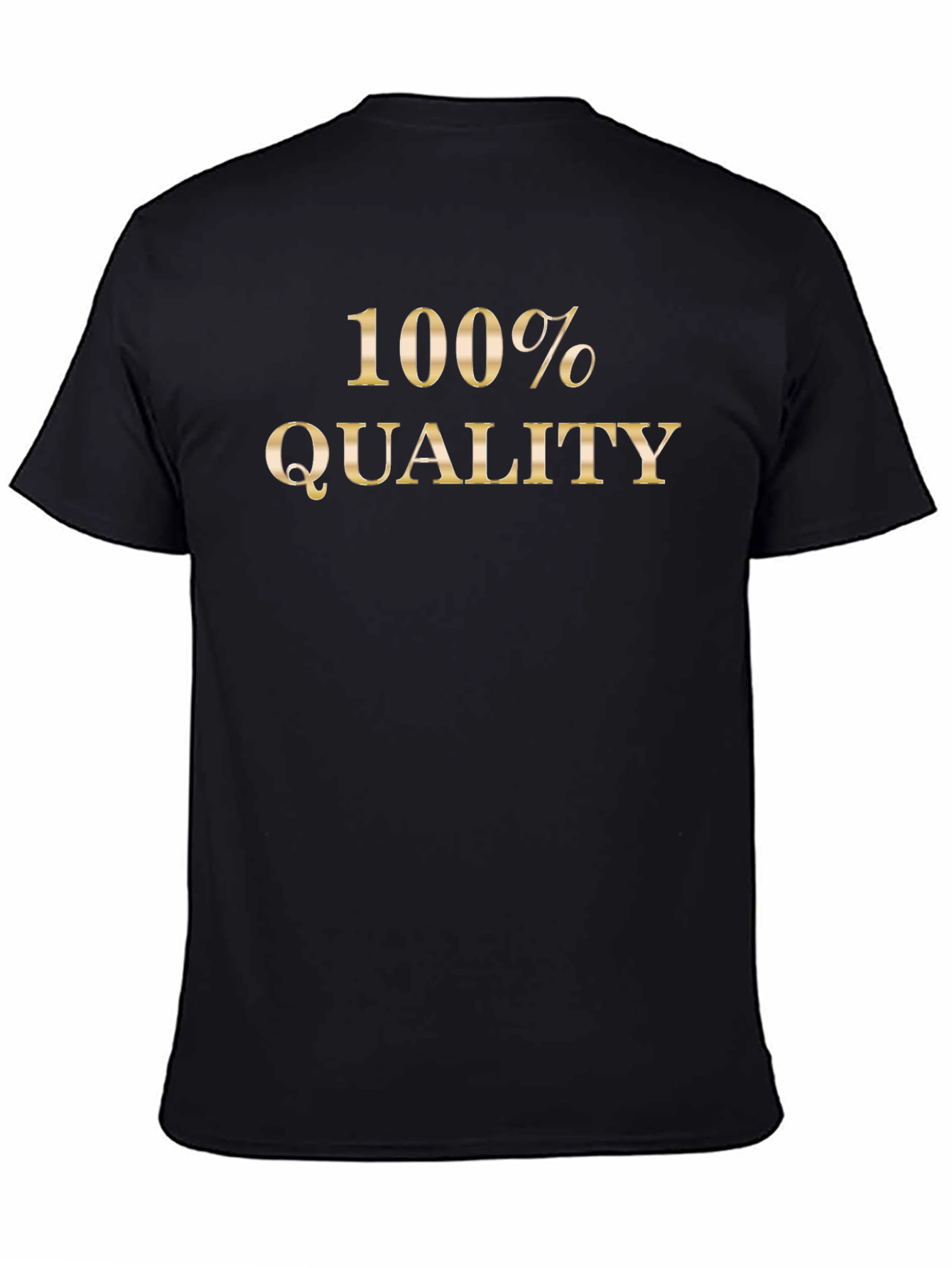 100% Quality Black Graphic T-Shirt