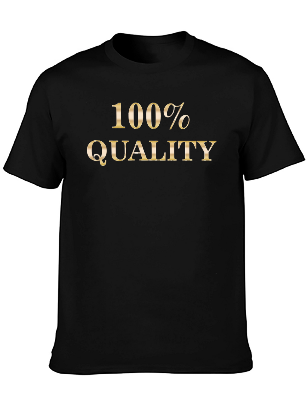 100% Quality Black Graphic T-Shirt