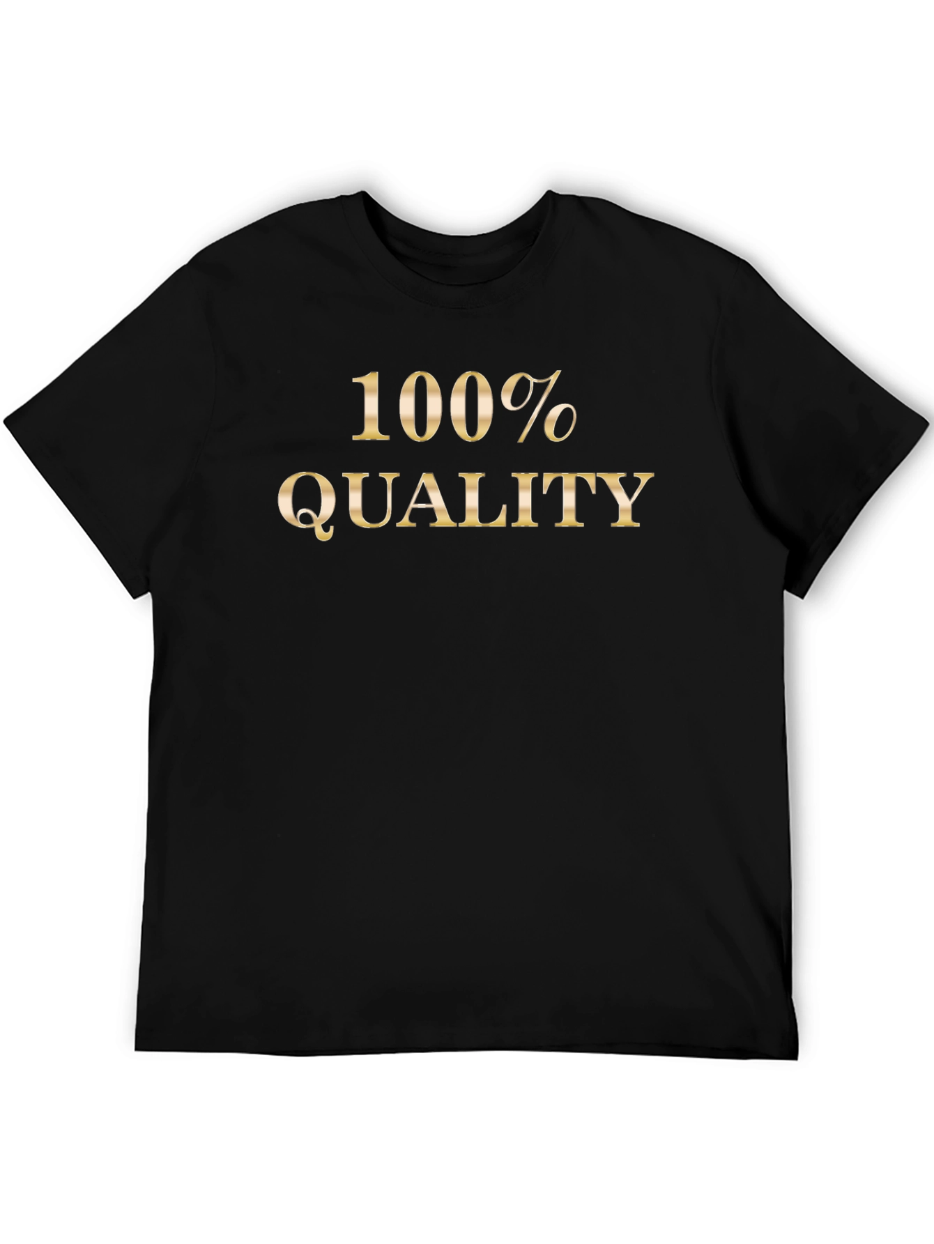 100% Quality Black Graphic T-Shirt