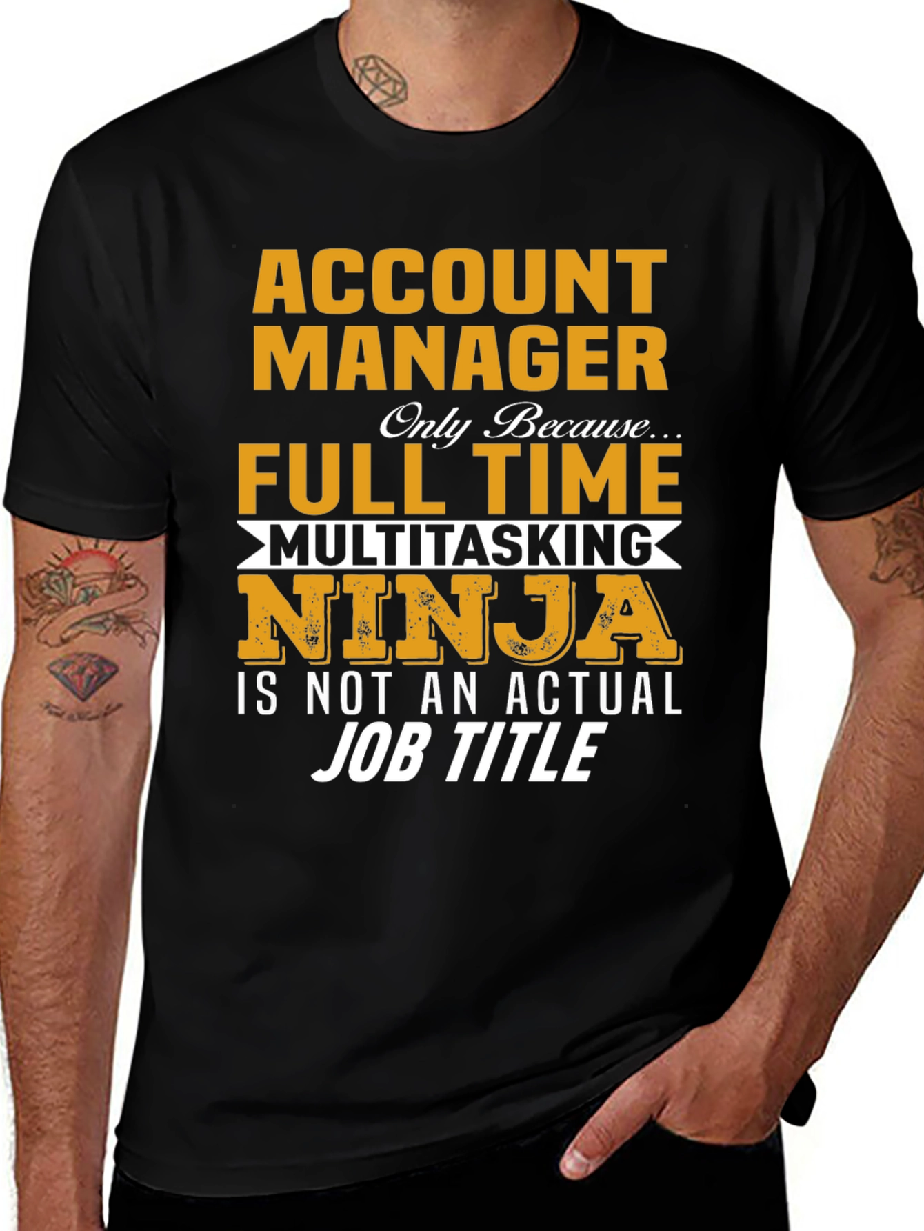Account Manager Full-Time Ninja T-Shirt
