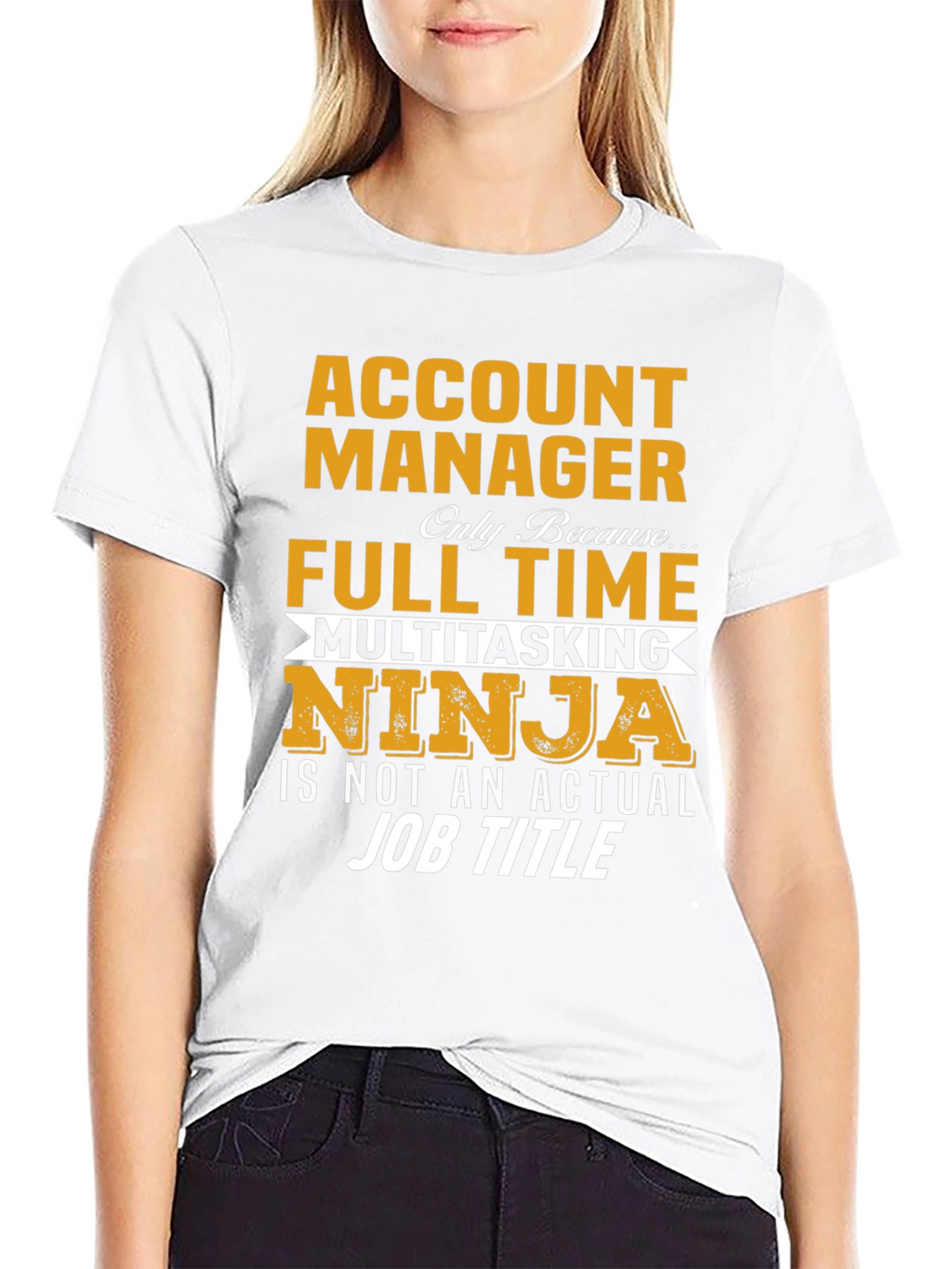 Account Manager Full-Time Ninja T-Shirt