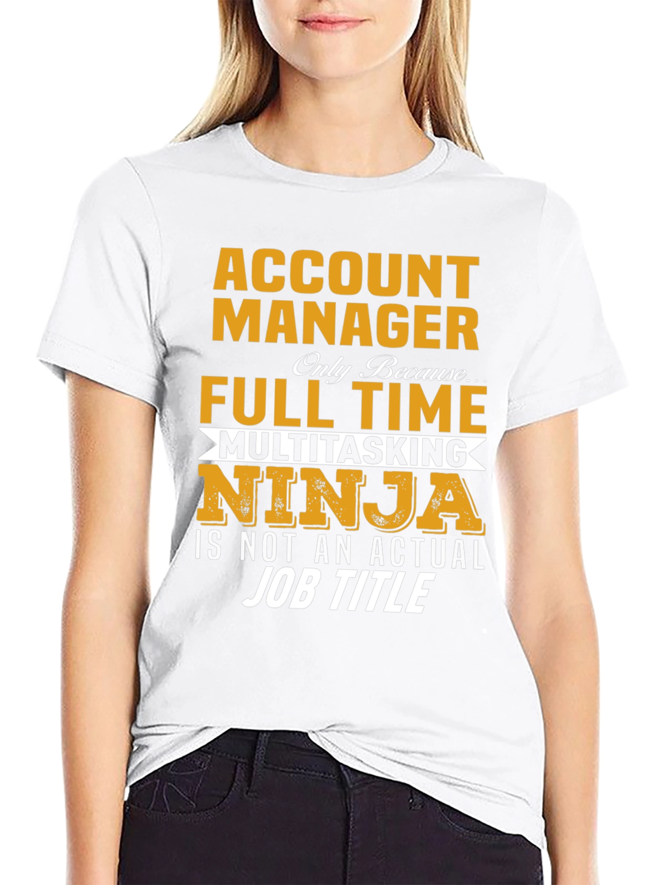 Account Manager Full-Time Ninja T-Shirt