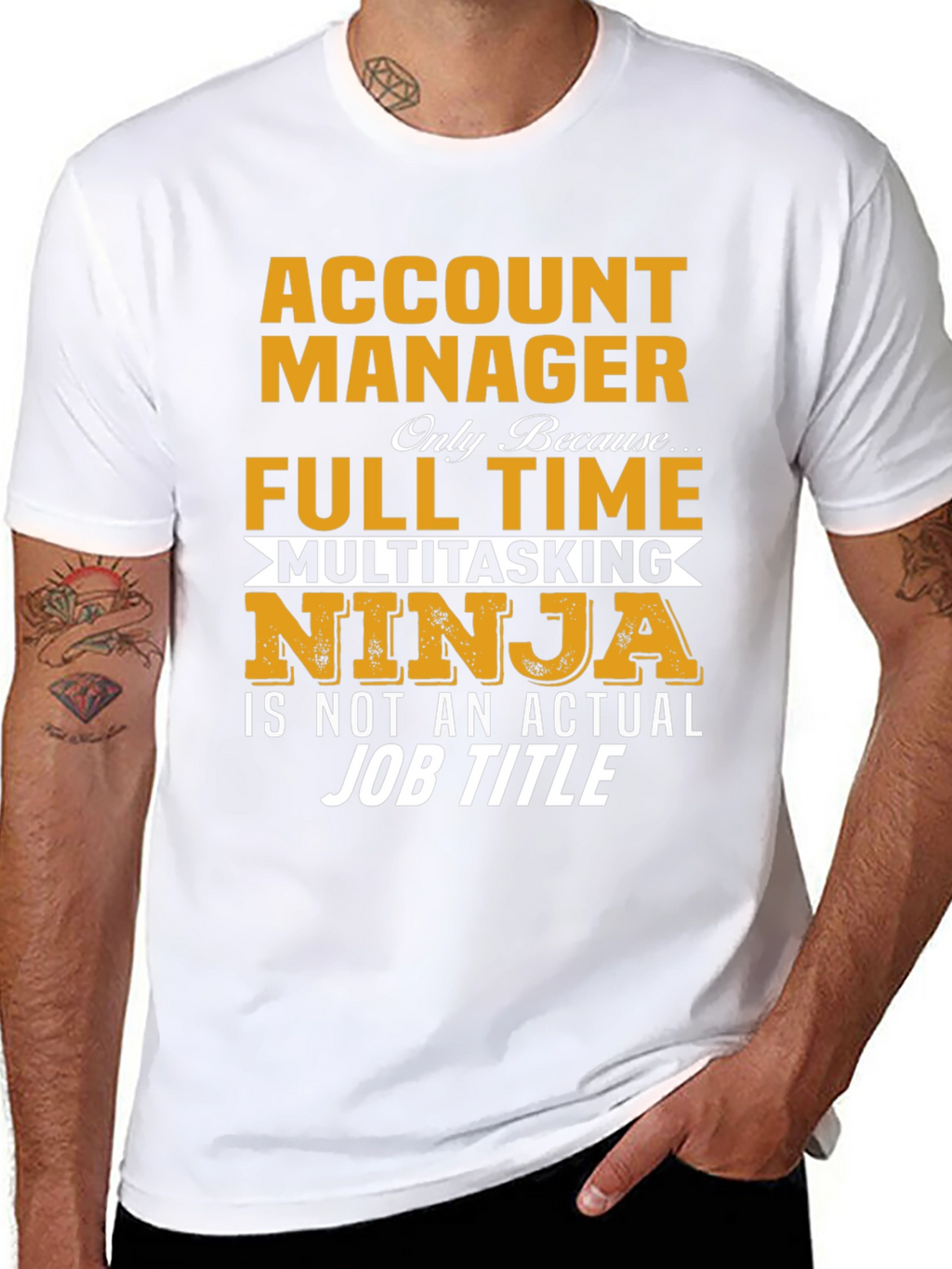 Account Manager Full-Time Ninja T-Shirt