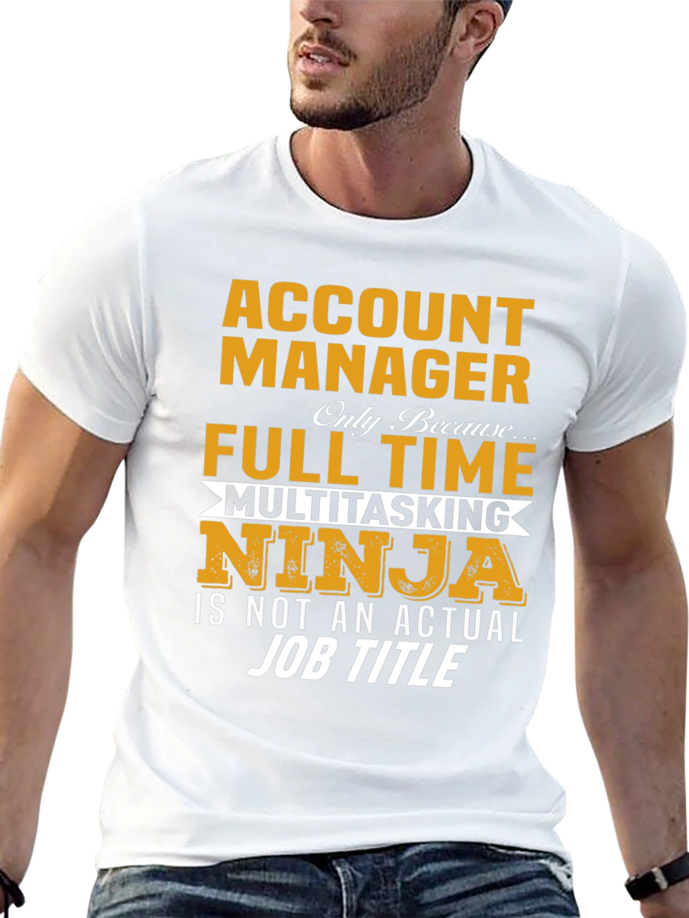 Account Manager Full-Time Ninja T-Shirt