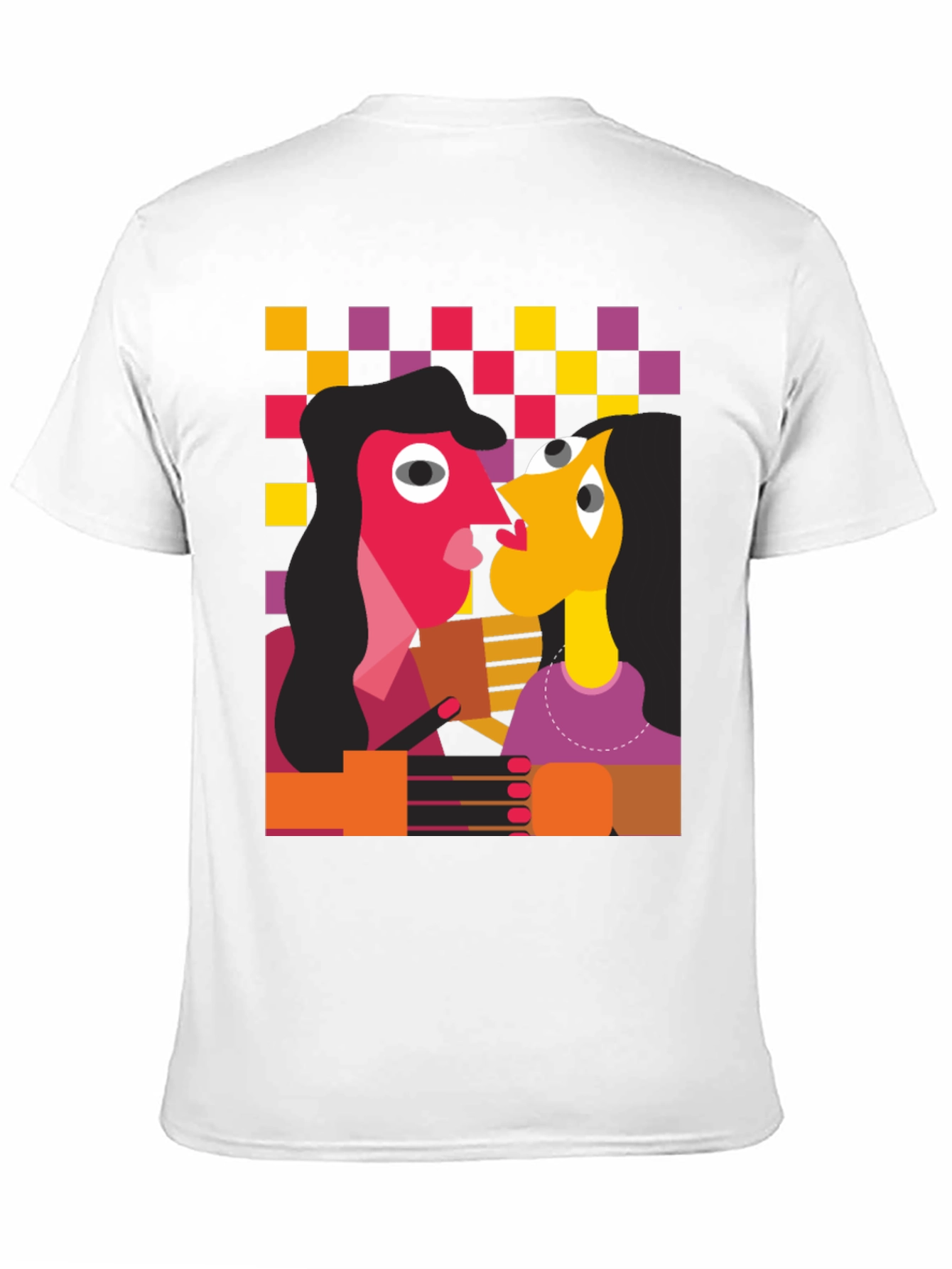 Abstract Art Graphic Tee - Unique Design T-Shirt