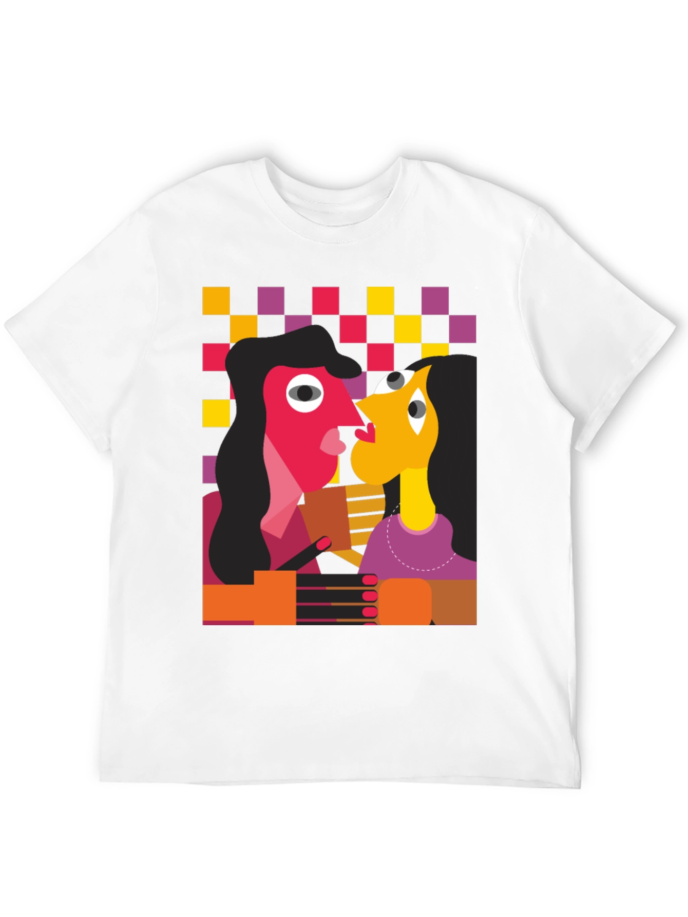 Abstract Art Graphic Tee - Unique Design T-Shirt