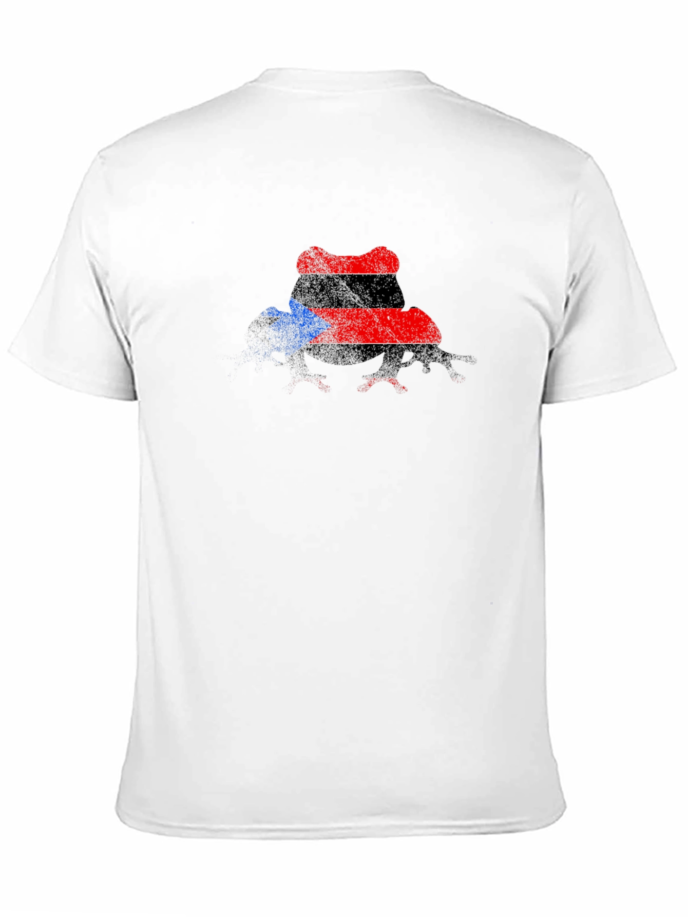 Abstract Fedora Mens Black T-Shirt