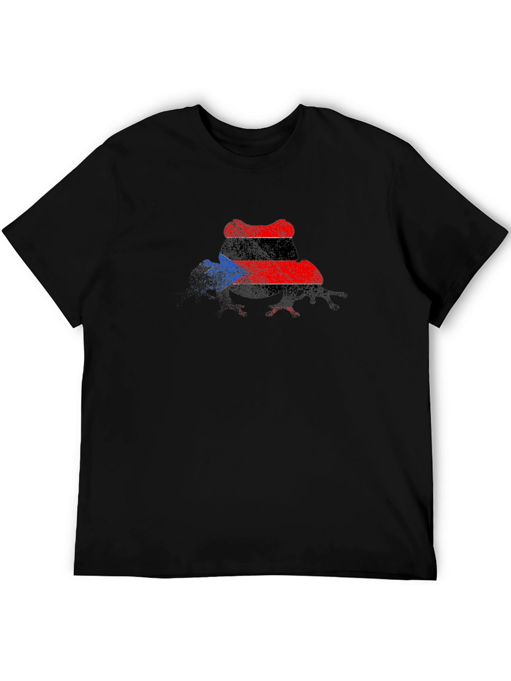 Abstract Fedora Mens Black T-Shirt