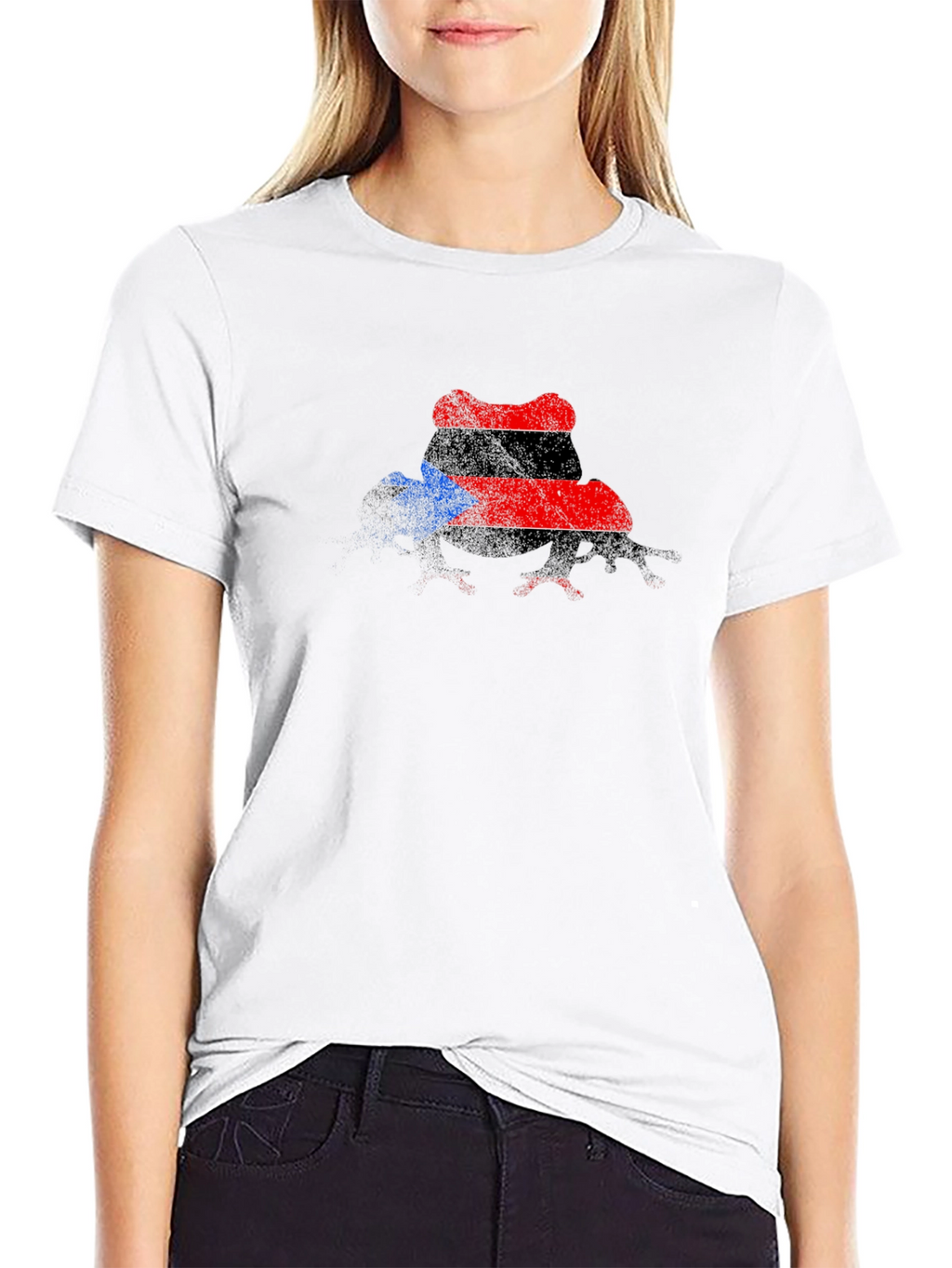 Abstract Fedora Mens Black T-Shirt