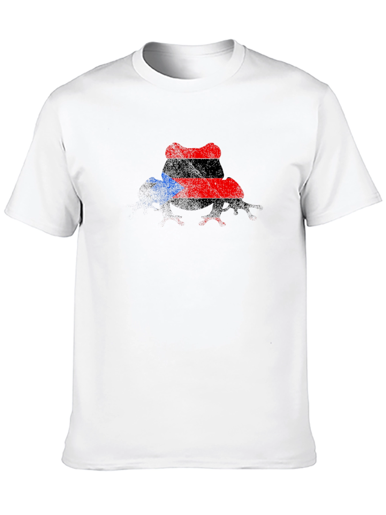Abstract Fedora Mens Black T-Shirt