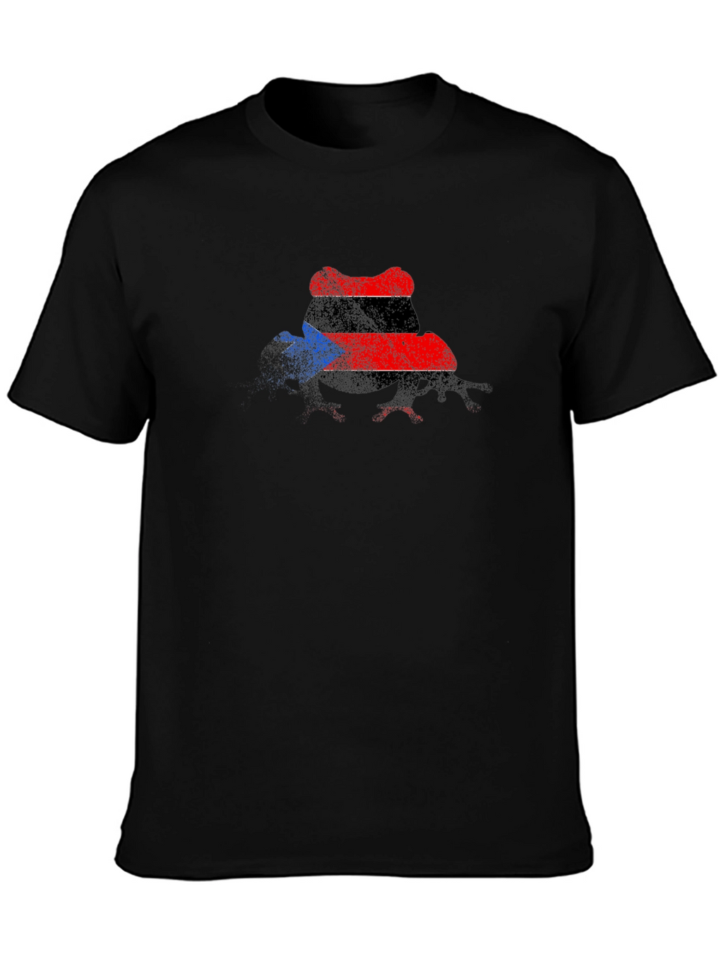 Abstract Fedora Mens Black T-Shirt