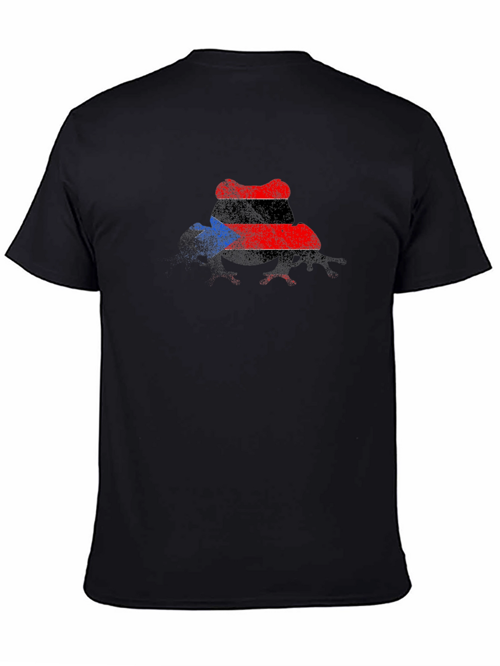 Abstract Fedora Mens Black T-Shirt
