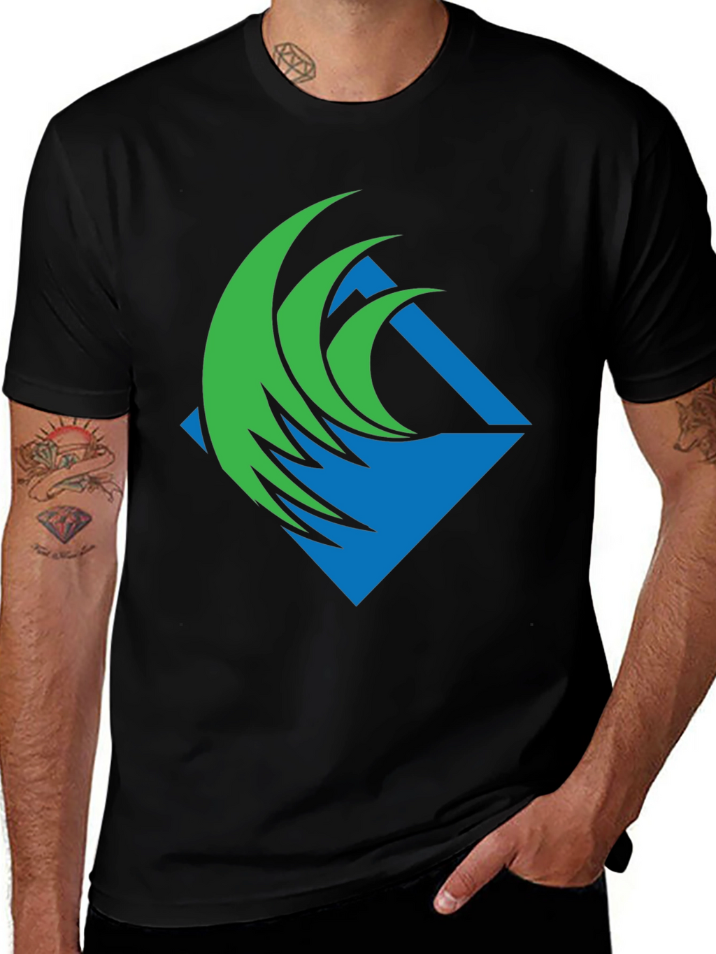 Abstract Graphic Tee - Modern Design
