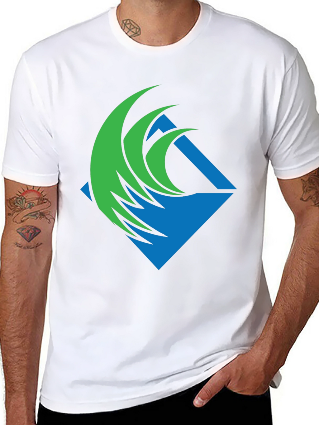 Abstract Graphic Tee - Modern Design