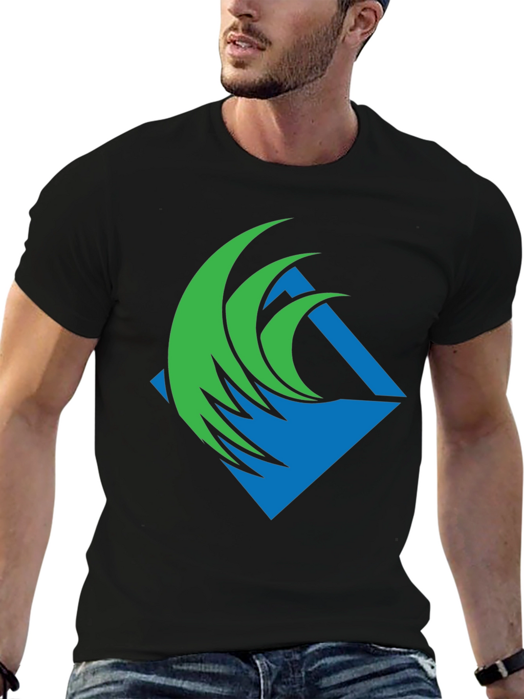 Abstract Graphic Tee - Modern Design