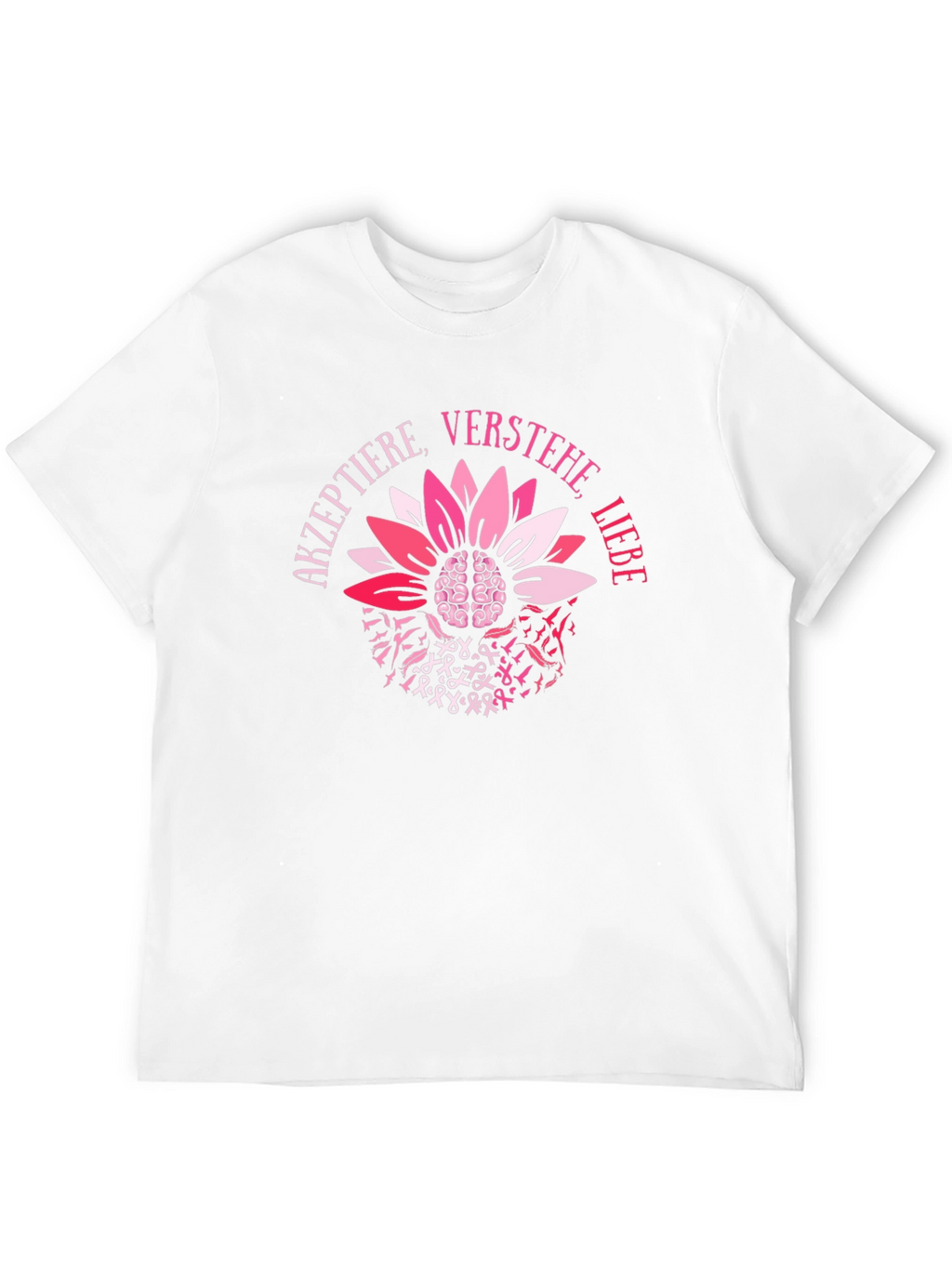 Accept Understand Love Brain Flower T-Shirt