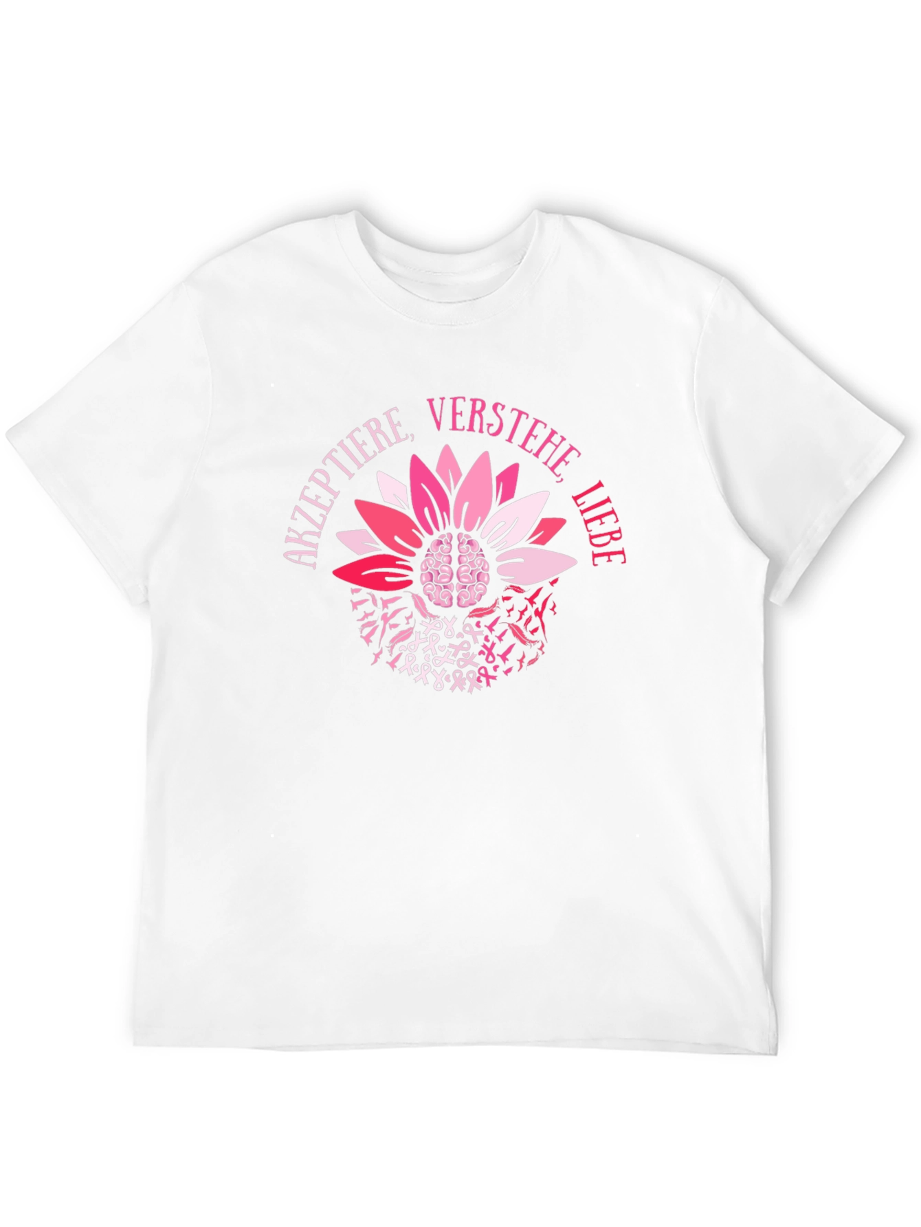 Accept Understand Love Brain Flower T-Shirt
