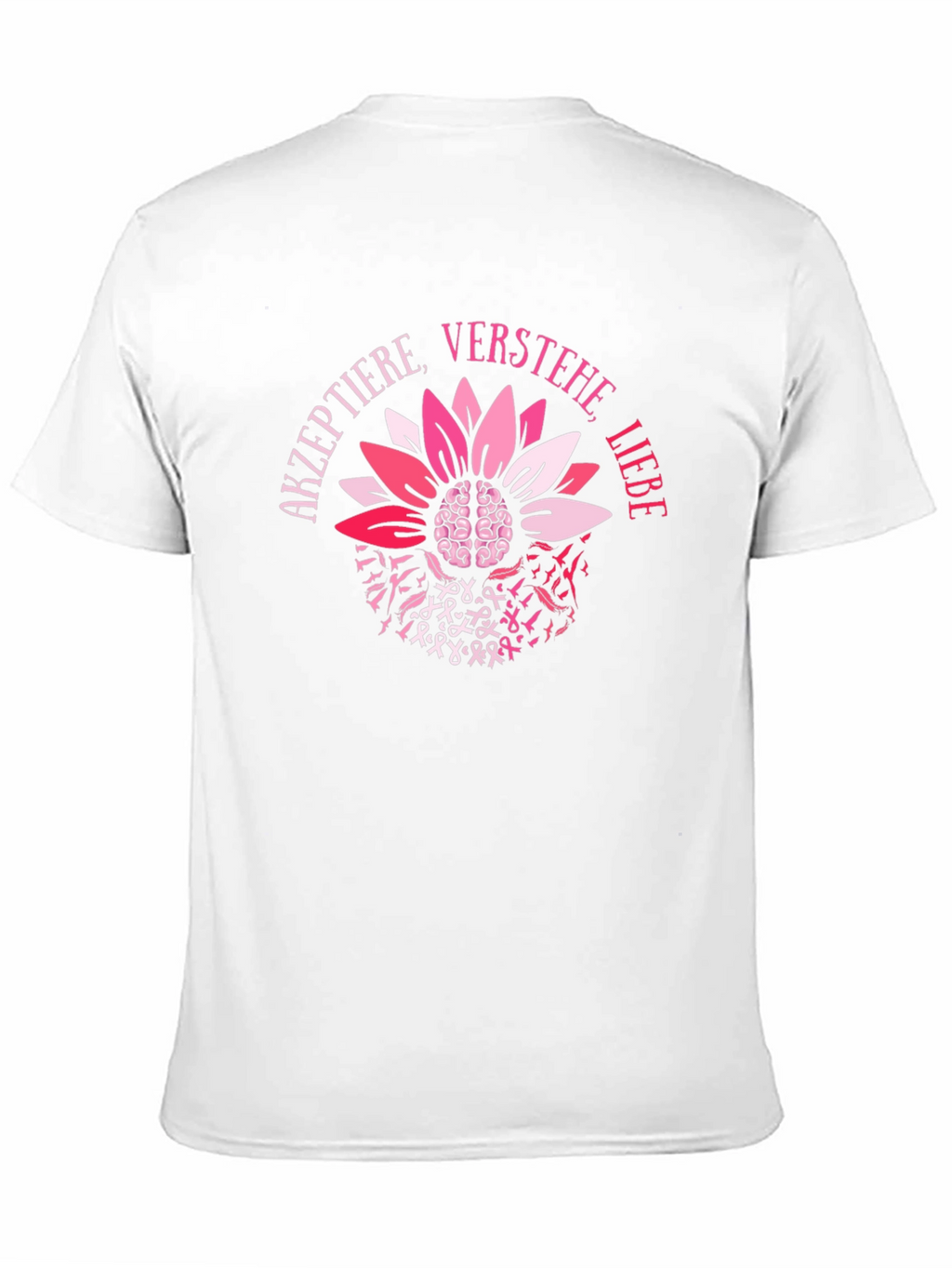 Accept Understand Love Brain Flower T-Shirt