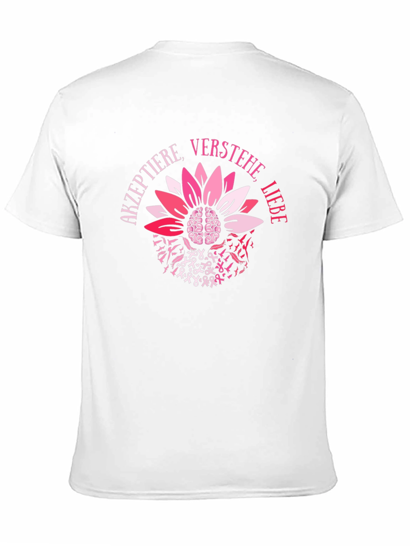 Accept Understand Love Brain Flower T-Shirt